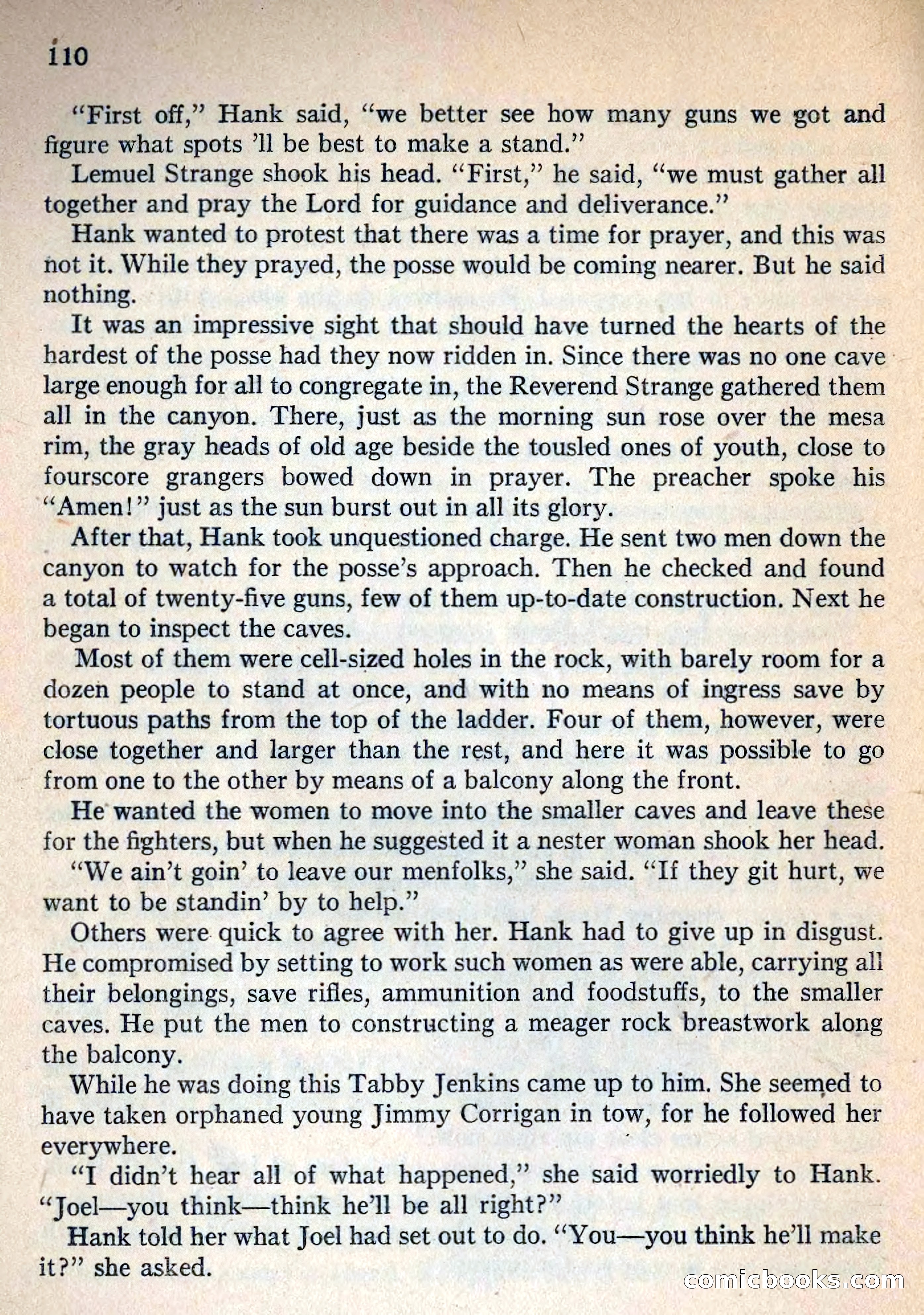 Fighting Western Novel No. 2: Under The Mesa Rim — page 112 of 133