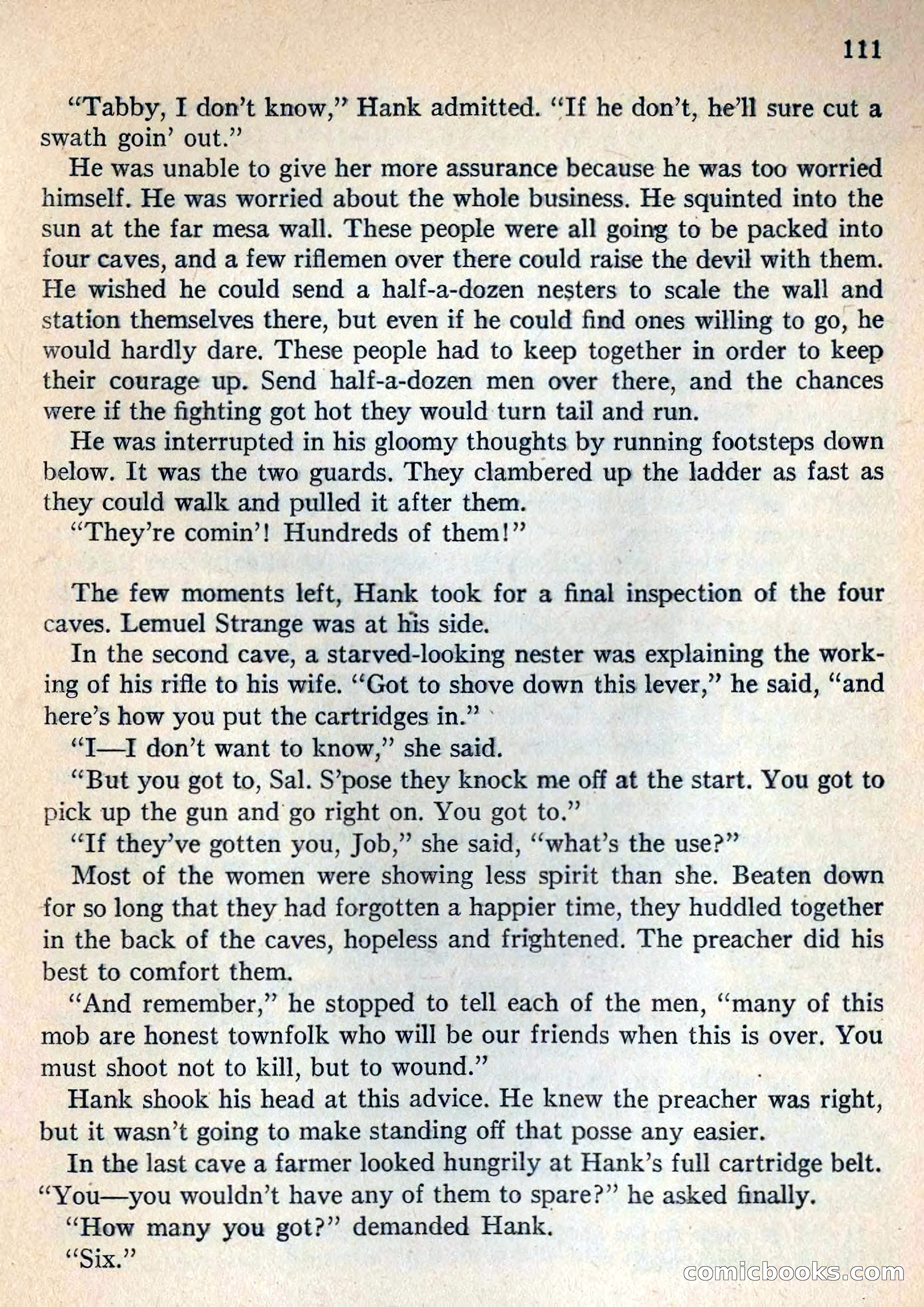 Fighting Western Novel No. 2: Under The Mesa Rim — page 113 of 133
