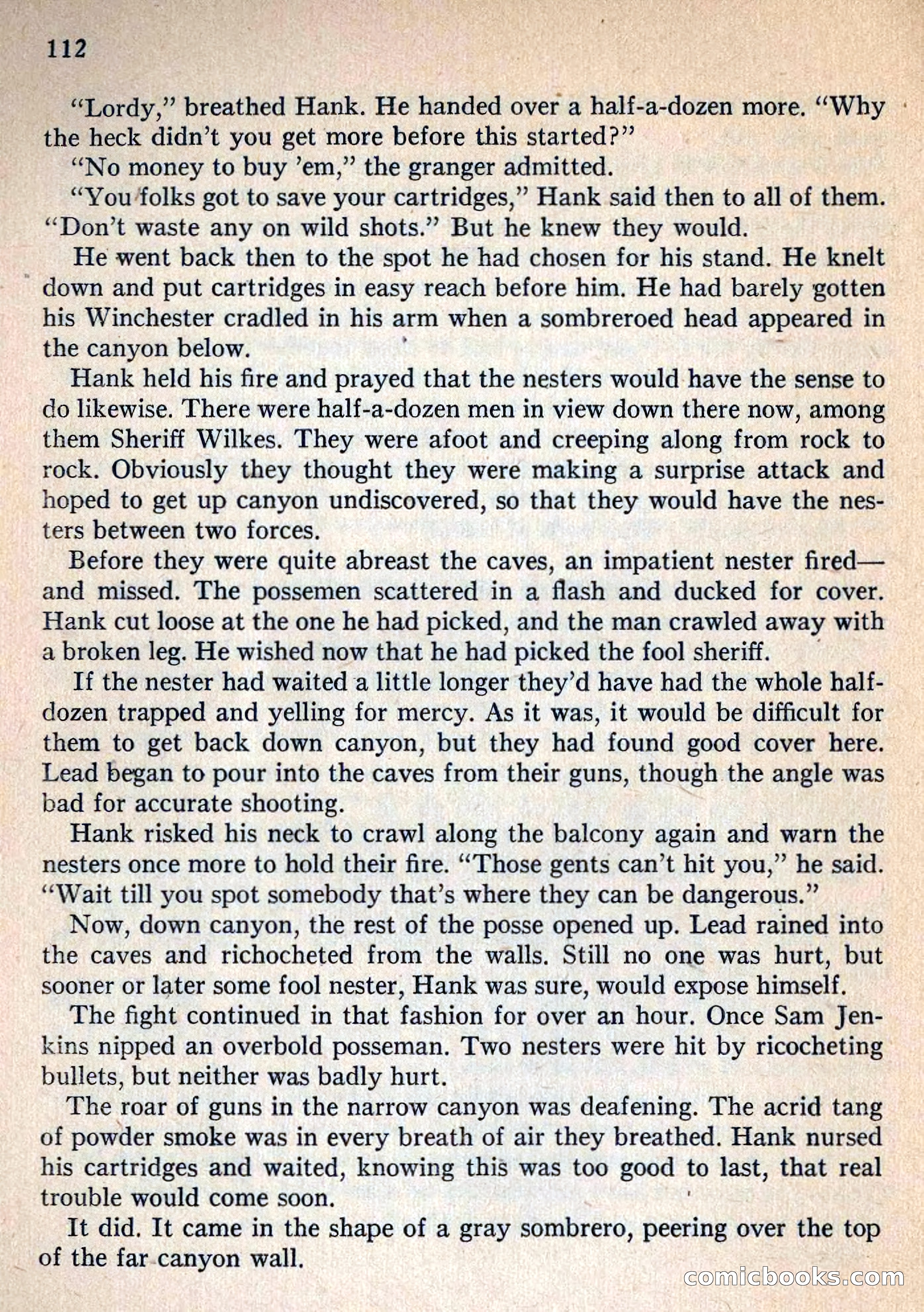 Fighting Western Novel No. 2: Under The Mesa Rim — page 114 of 133