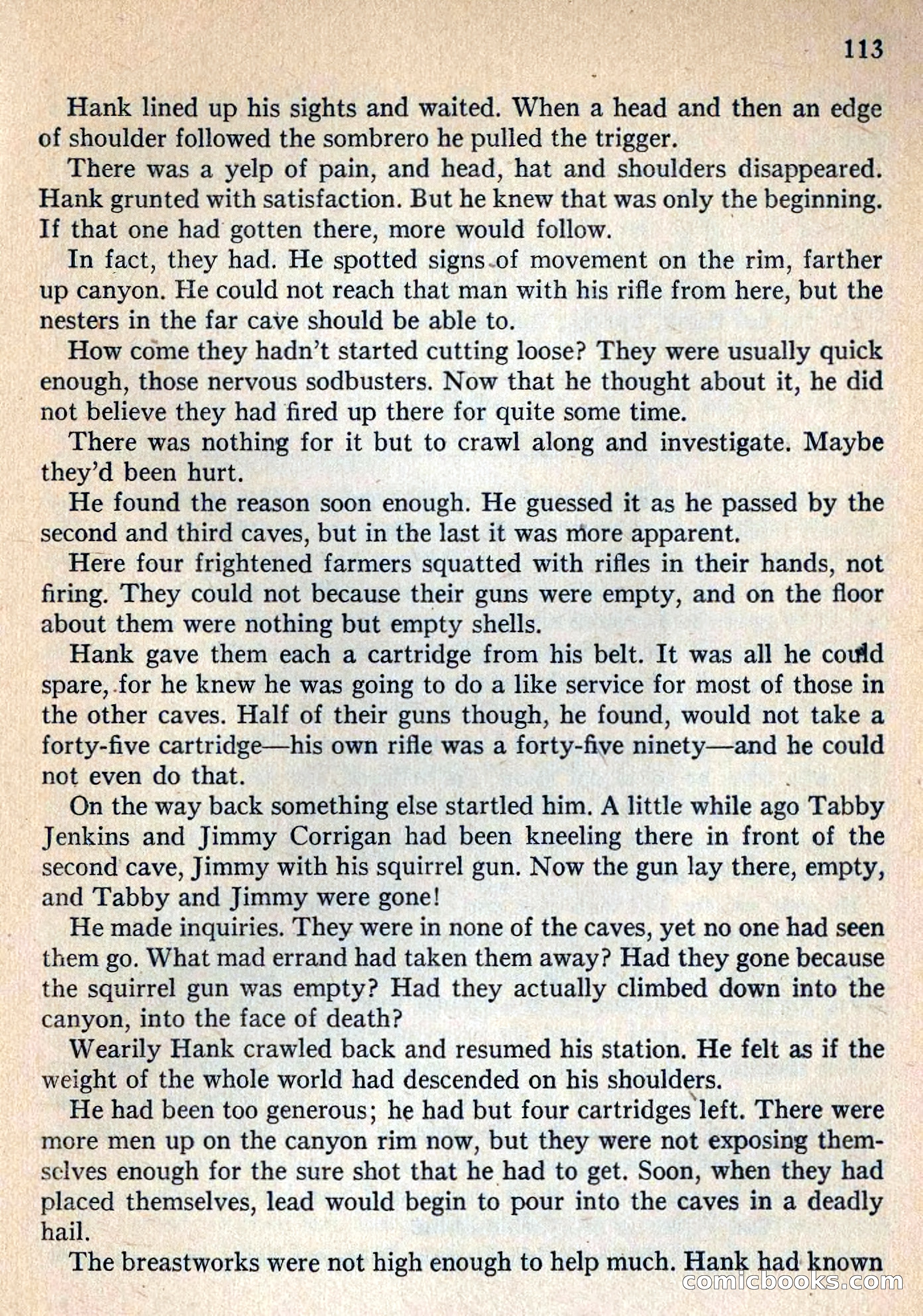 Fighting Western Novel No. 2: Under The Mesa Rim — page 115 of 133