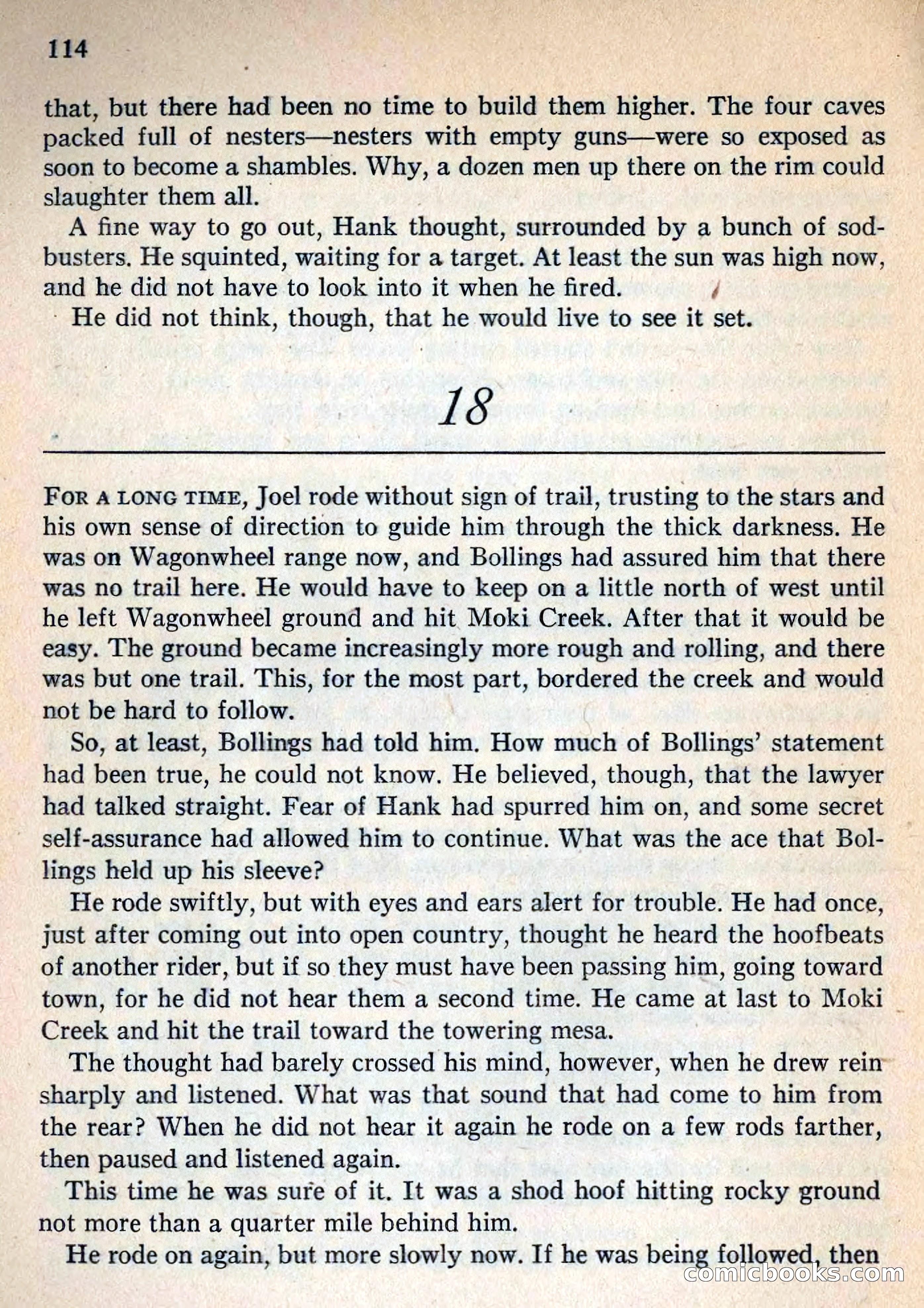 Fighting Western Novel No. 2: Under The Mesa Rim — page 116 of 133