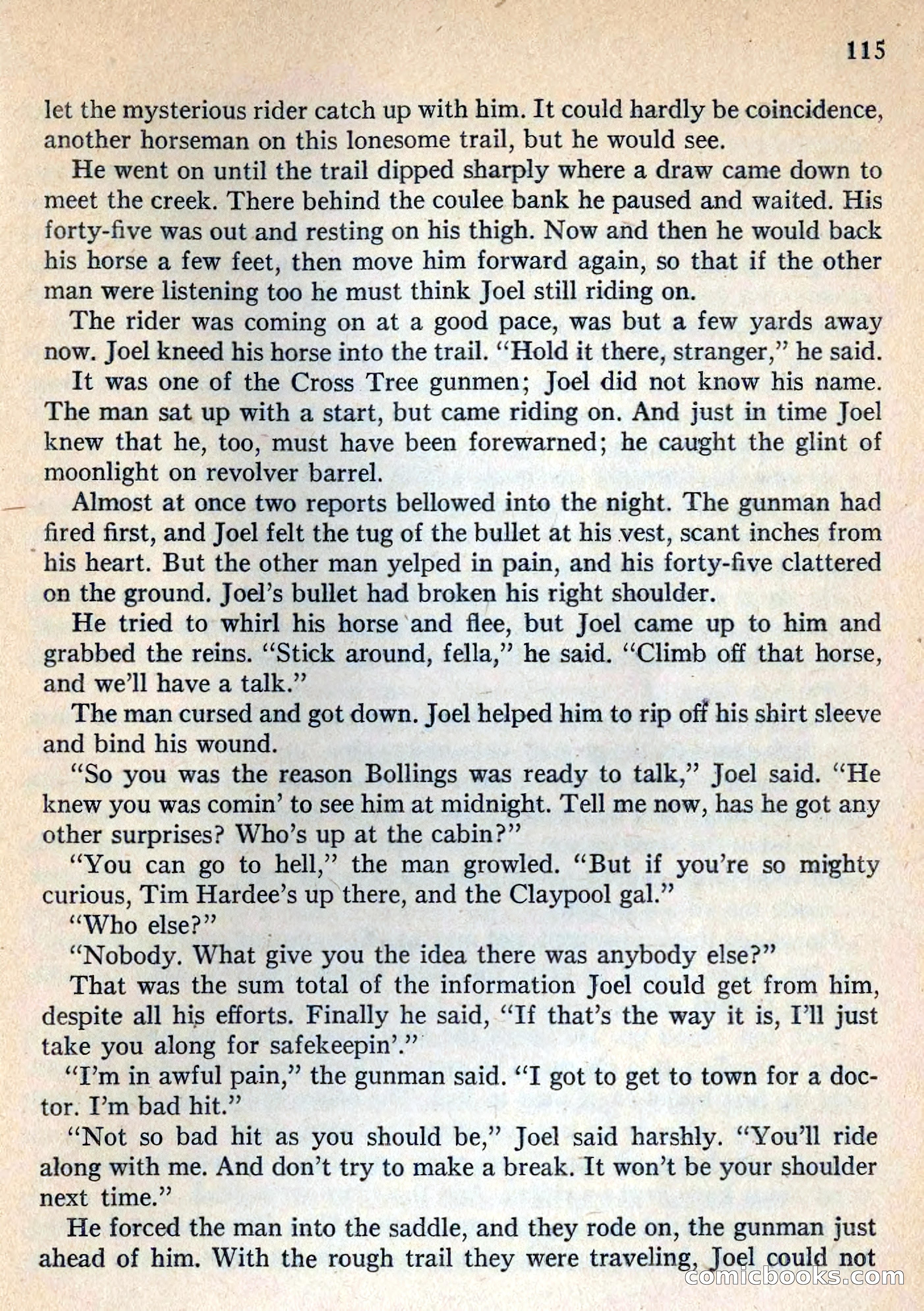 Fighting Western Novel No. 2: Under The Mesa Rim — page 117 of 133
