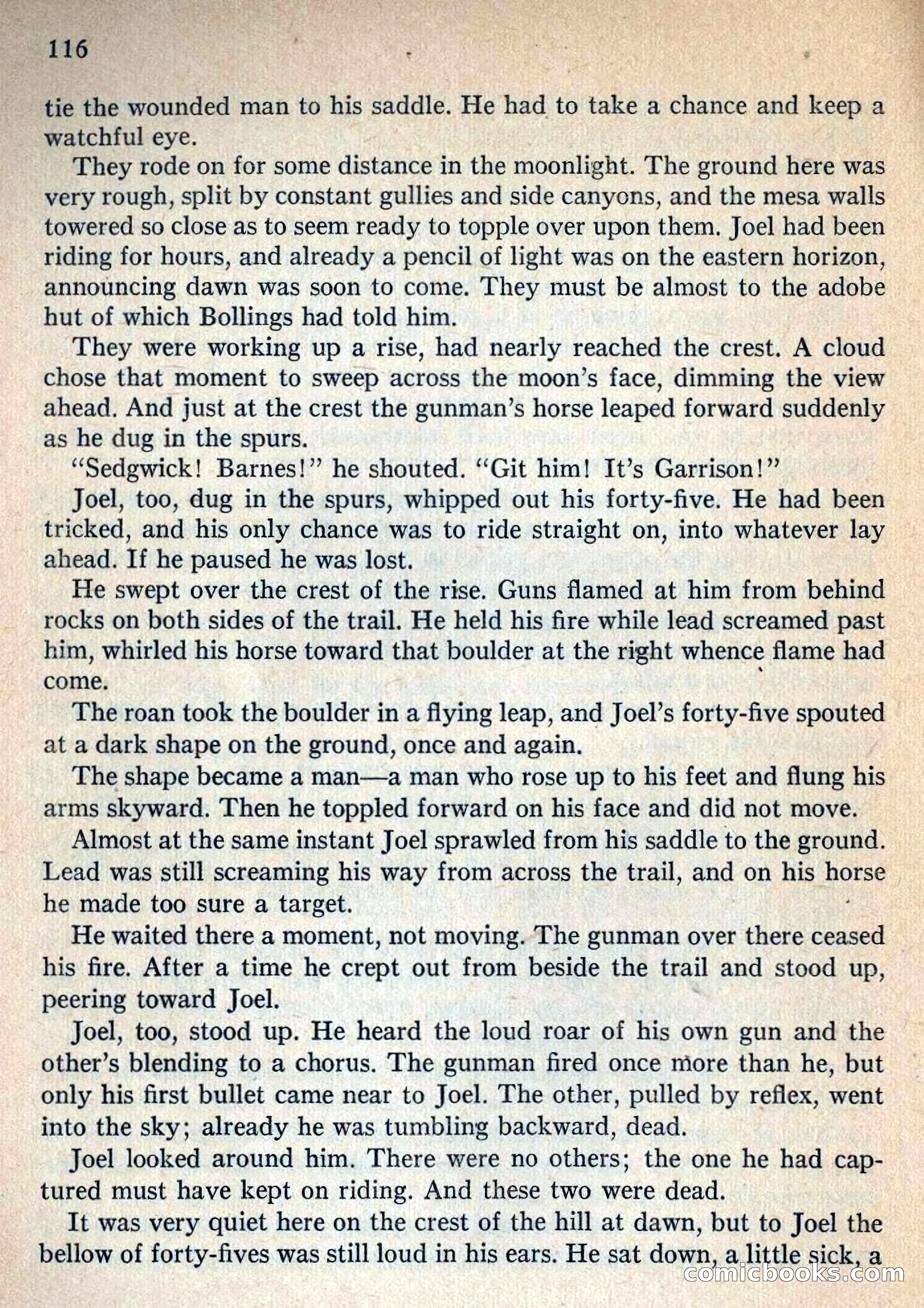Fighting Western Novel No. 2: Under The Mesa Rim — page 118 of 133