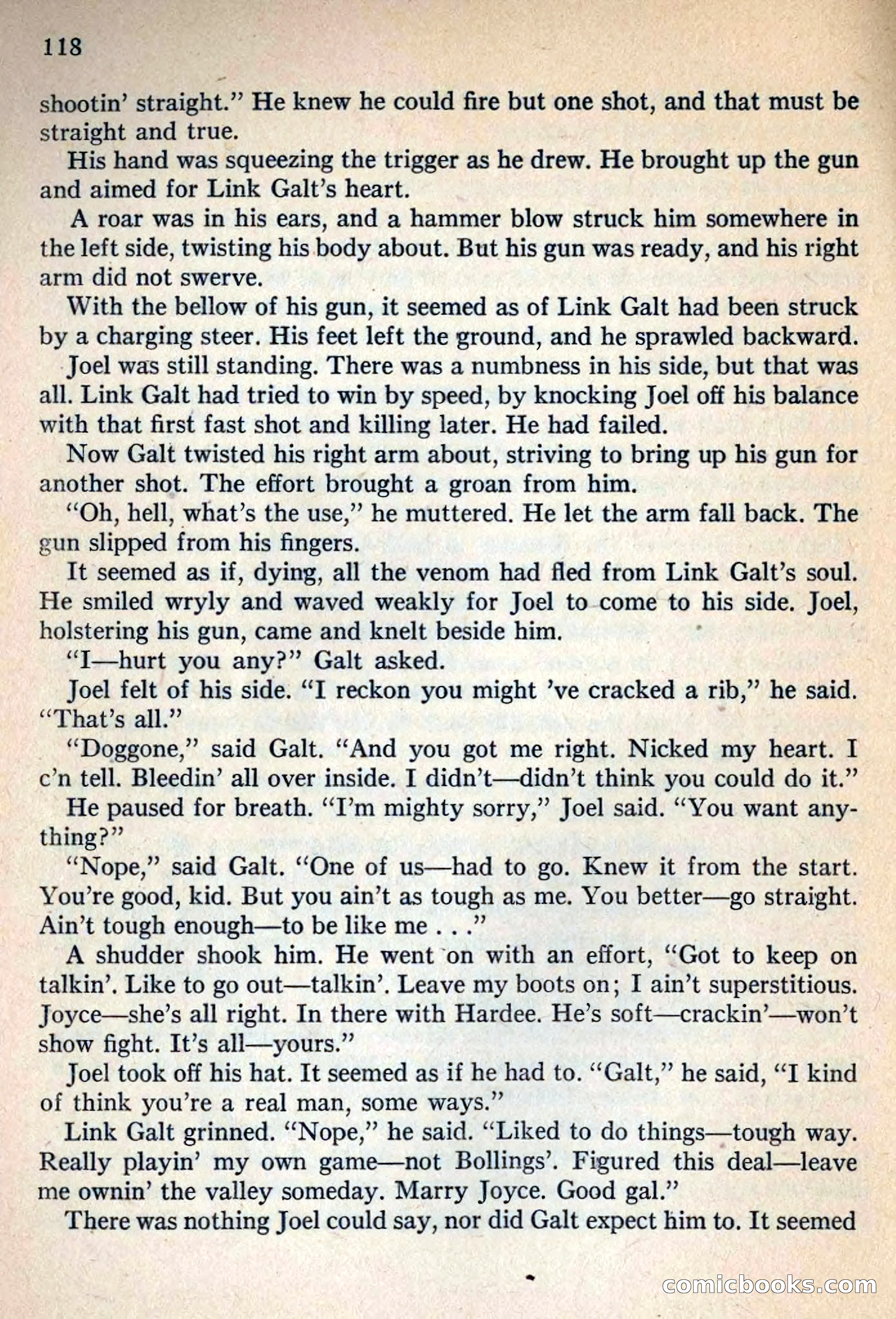 Fighting Western Novel No. 2: Under The Mesa Rim — page 120 of 133
