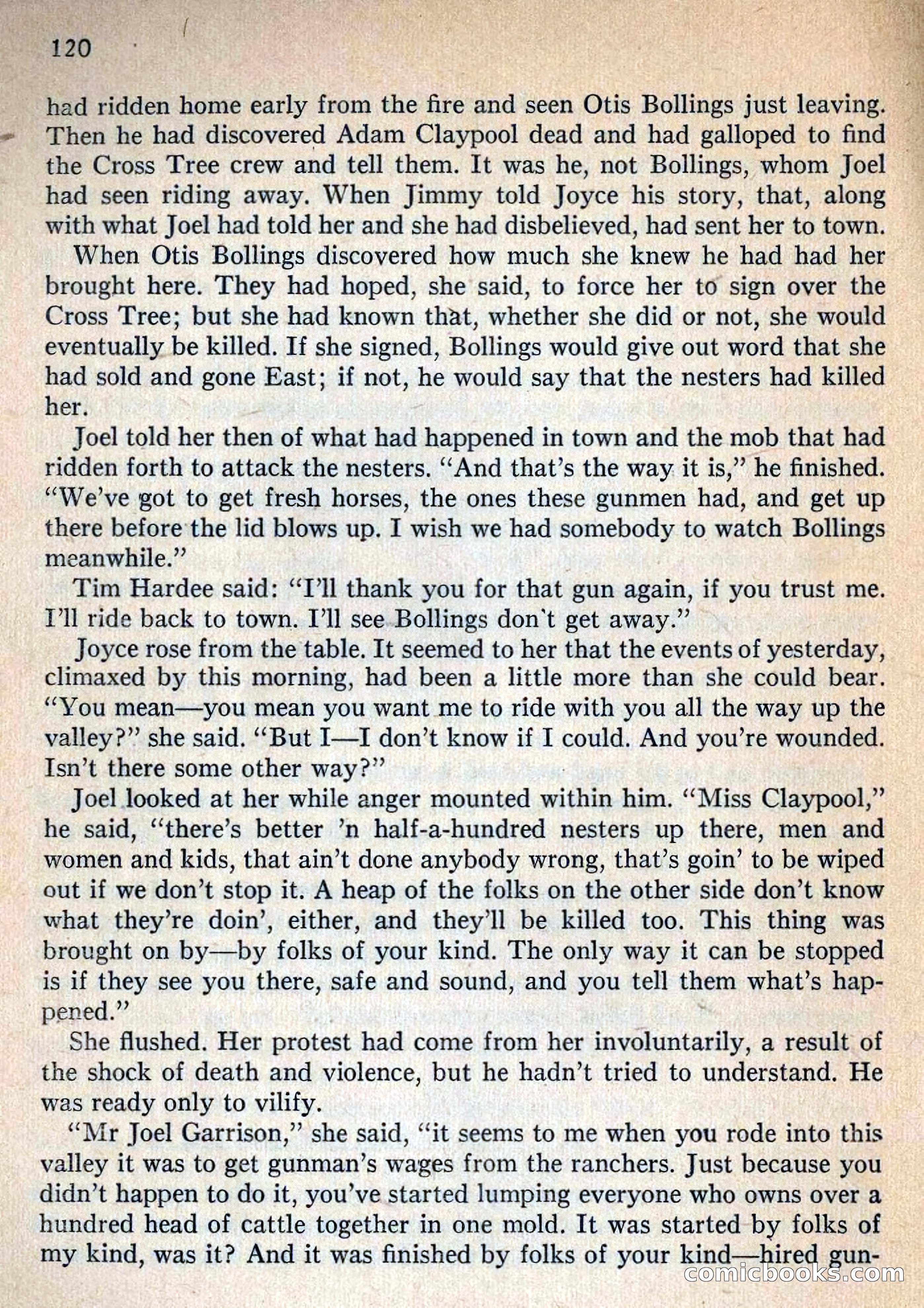 Fighting Western Novel No. 2: Under The Mesa Rim — page 122 of 133
