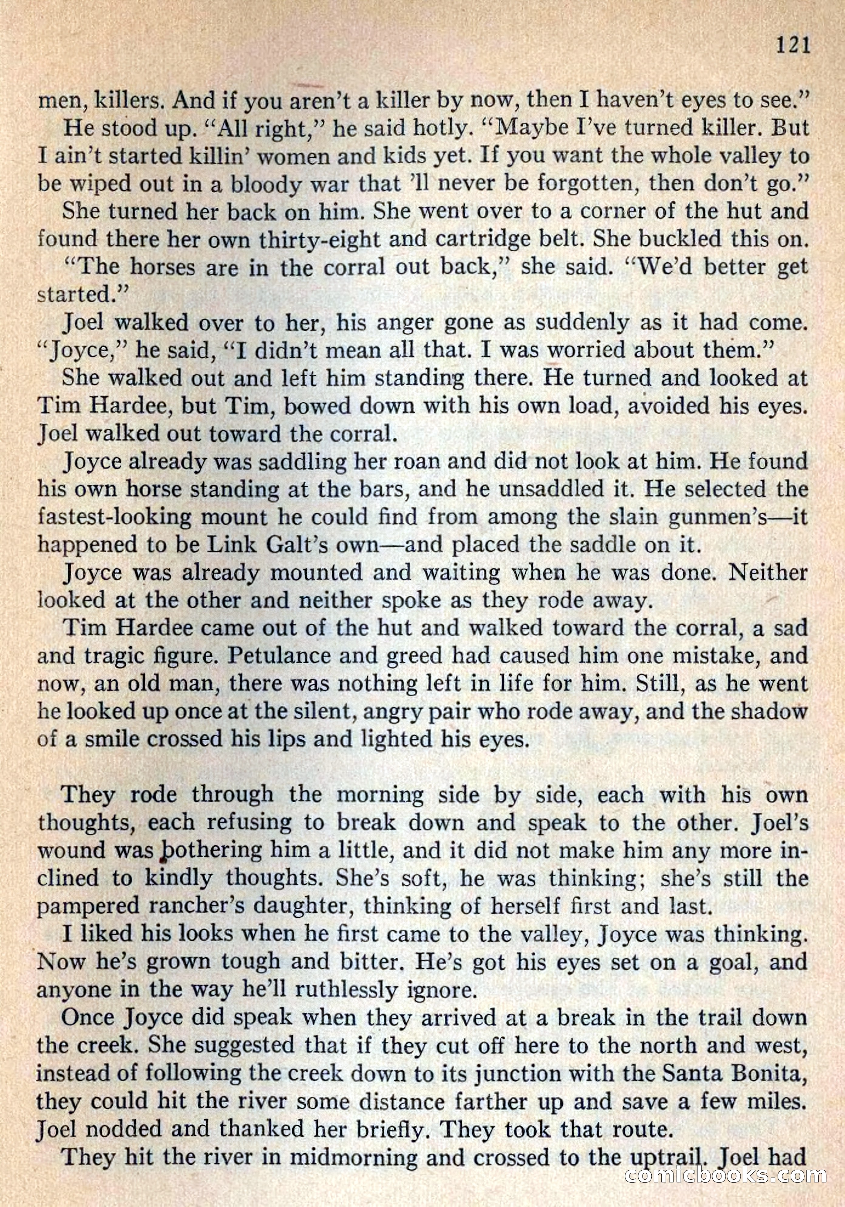Fighting Western Novel No. 2: Under The Mesa Rim — page 123 of 133