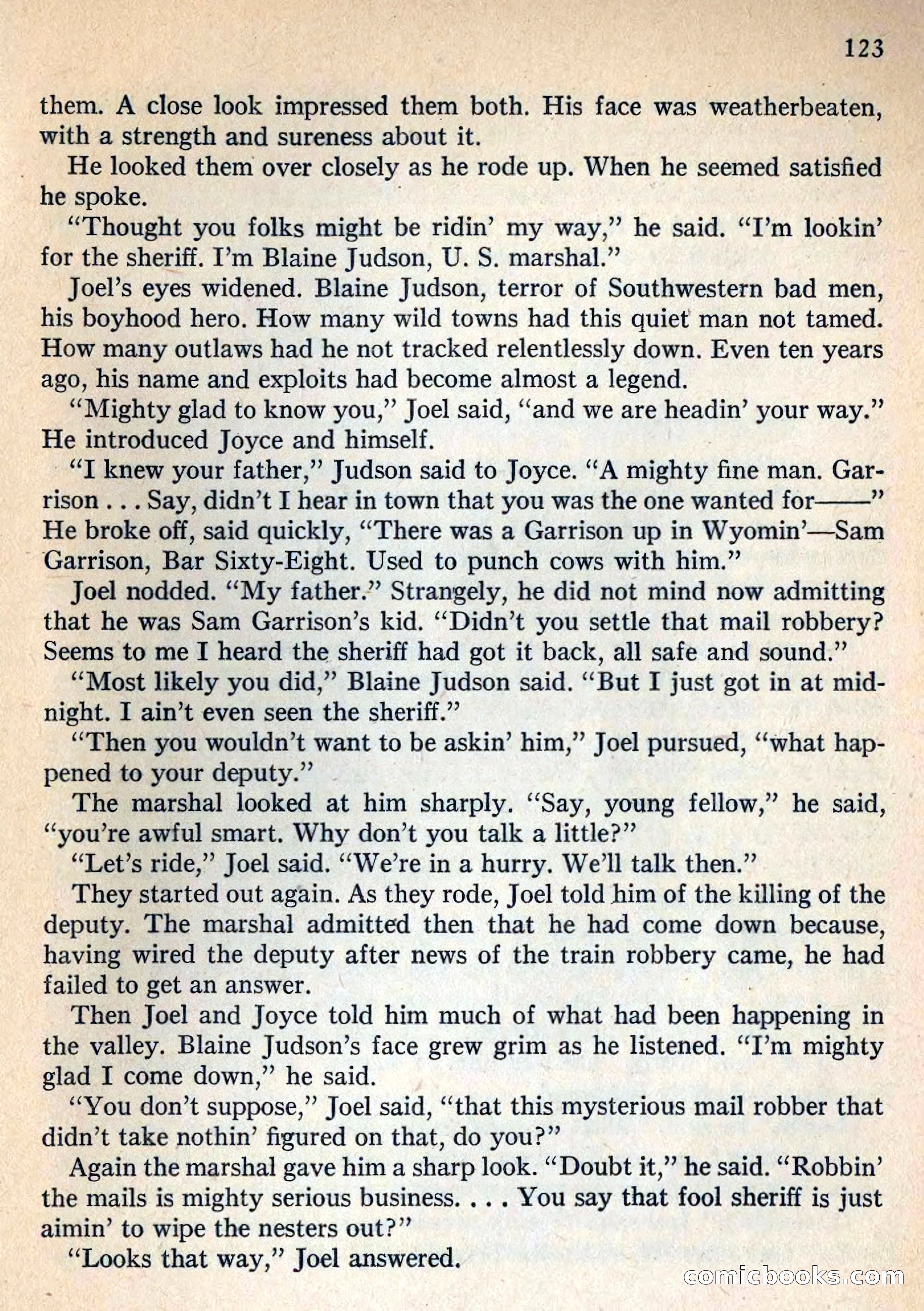 Fighting Western Novel No. 2: Under The Mesa Rim — page 125 of 133