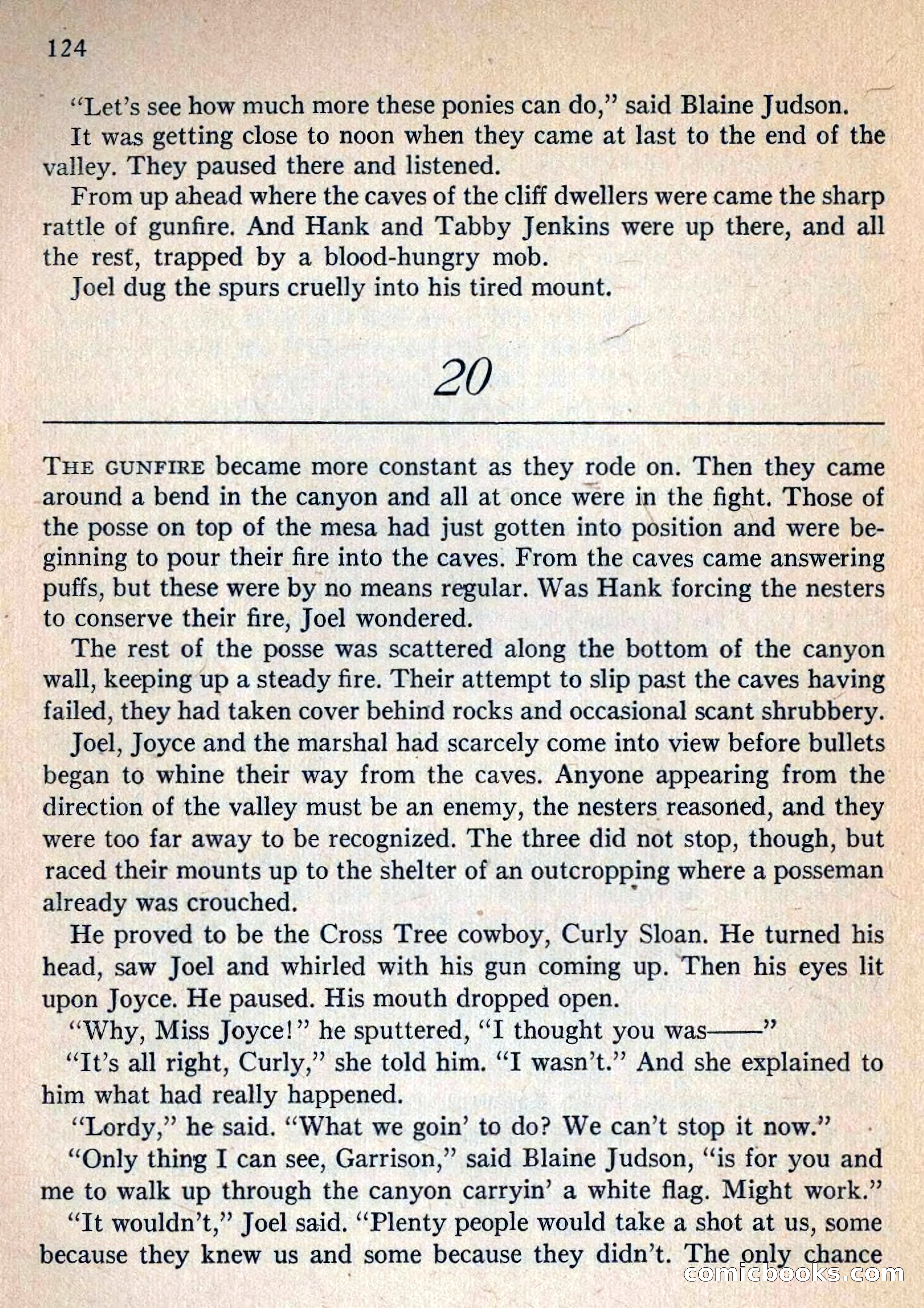 Fighting Western Novel No. 2: Under The Mesa Rim — page 126 of 133