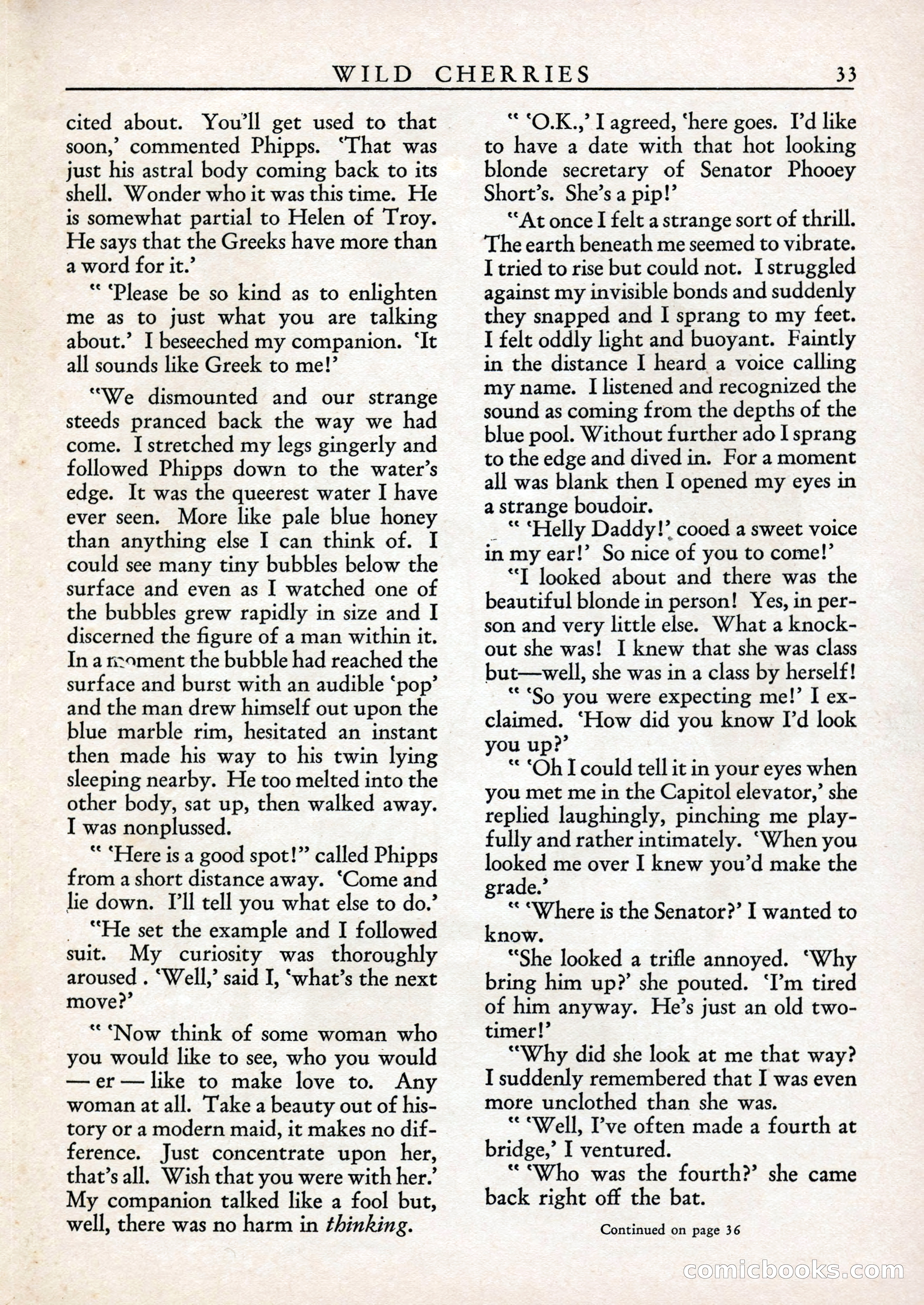 Wild Cherries, Vol. 1, No. 3 — page 35 of 68