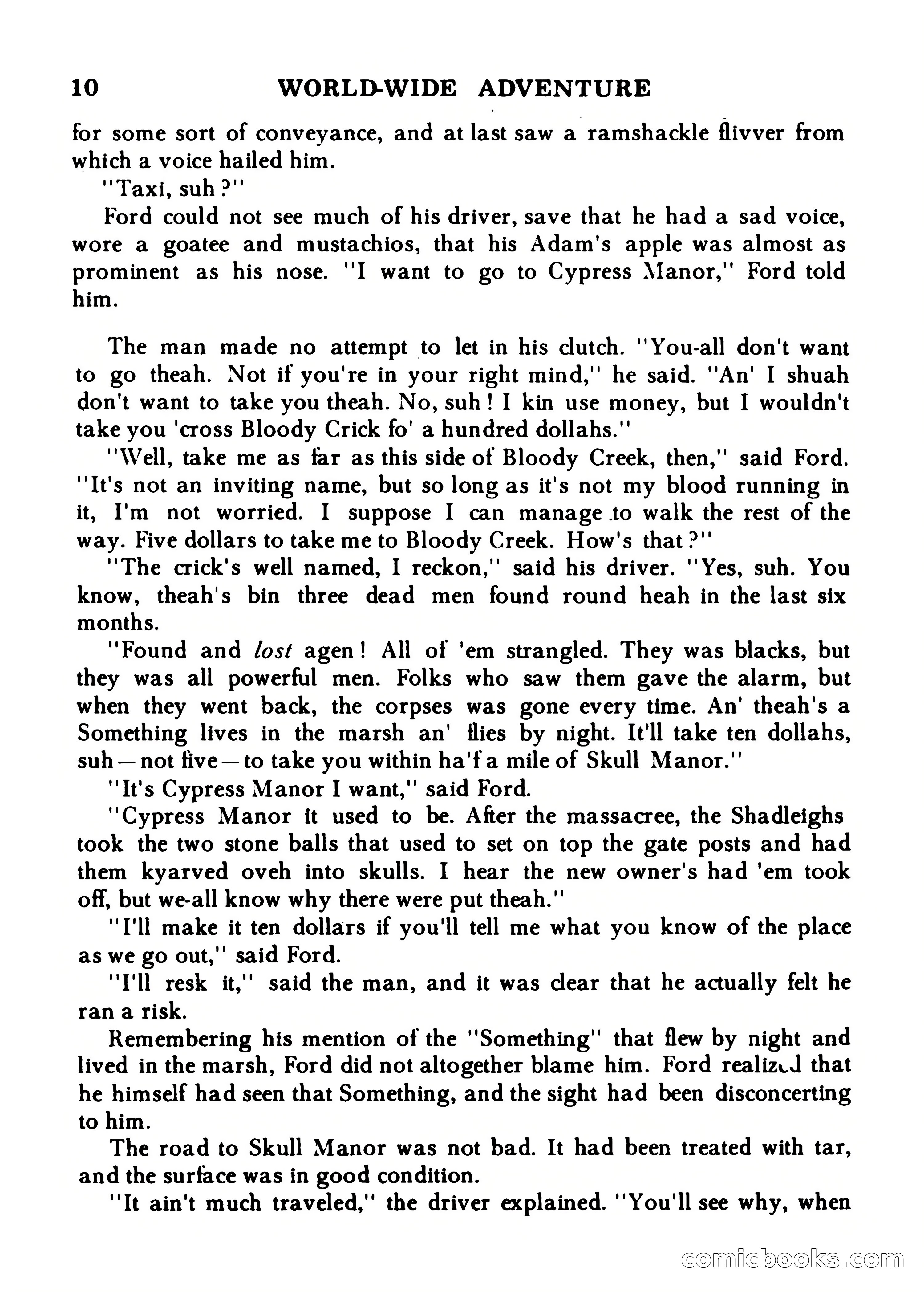 World Wide Adventure No. 7 — page 10 of 132