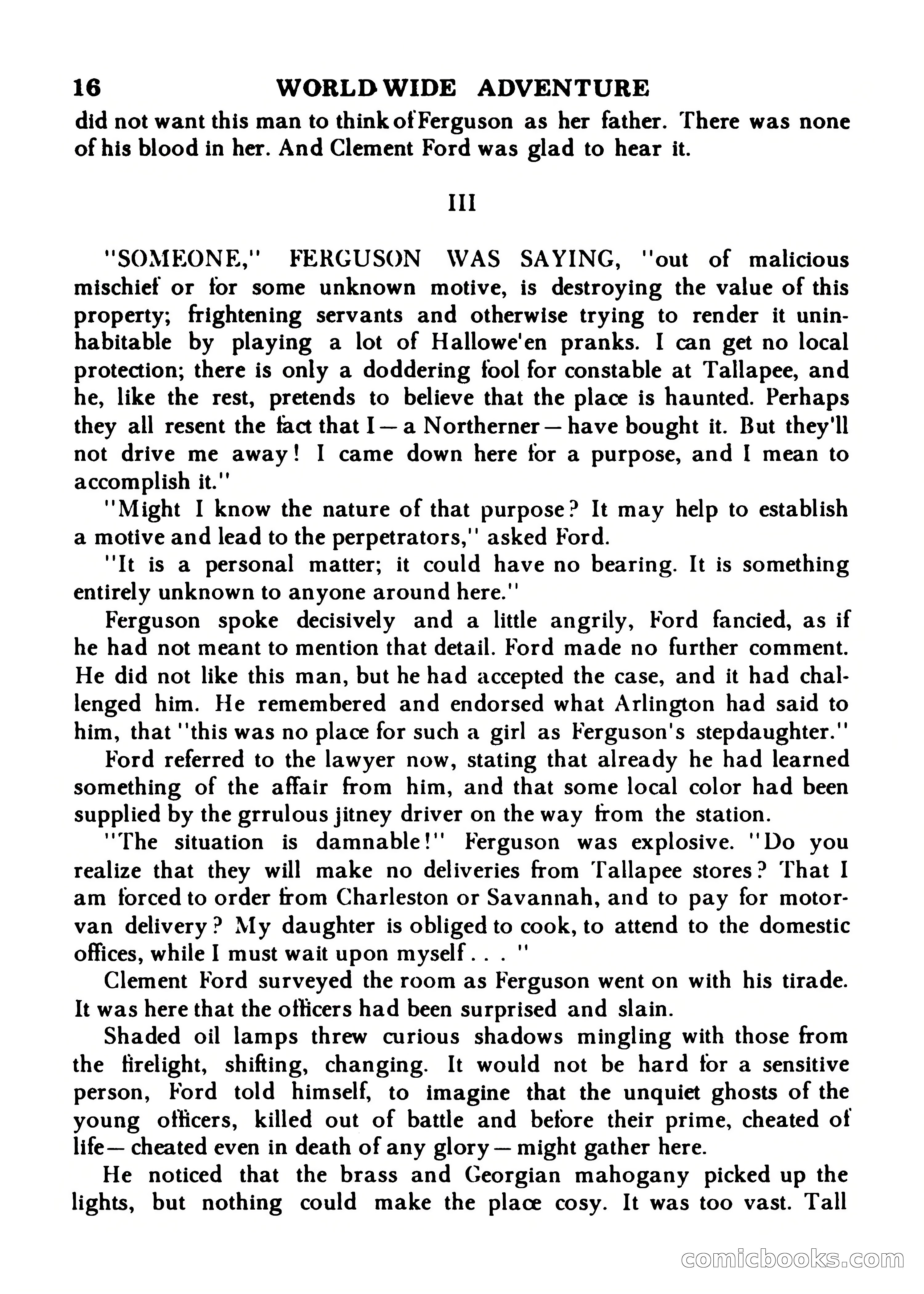 World Wide Adventure No. 7 — page 16 of 132