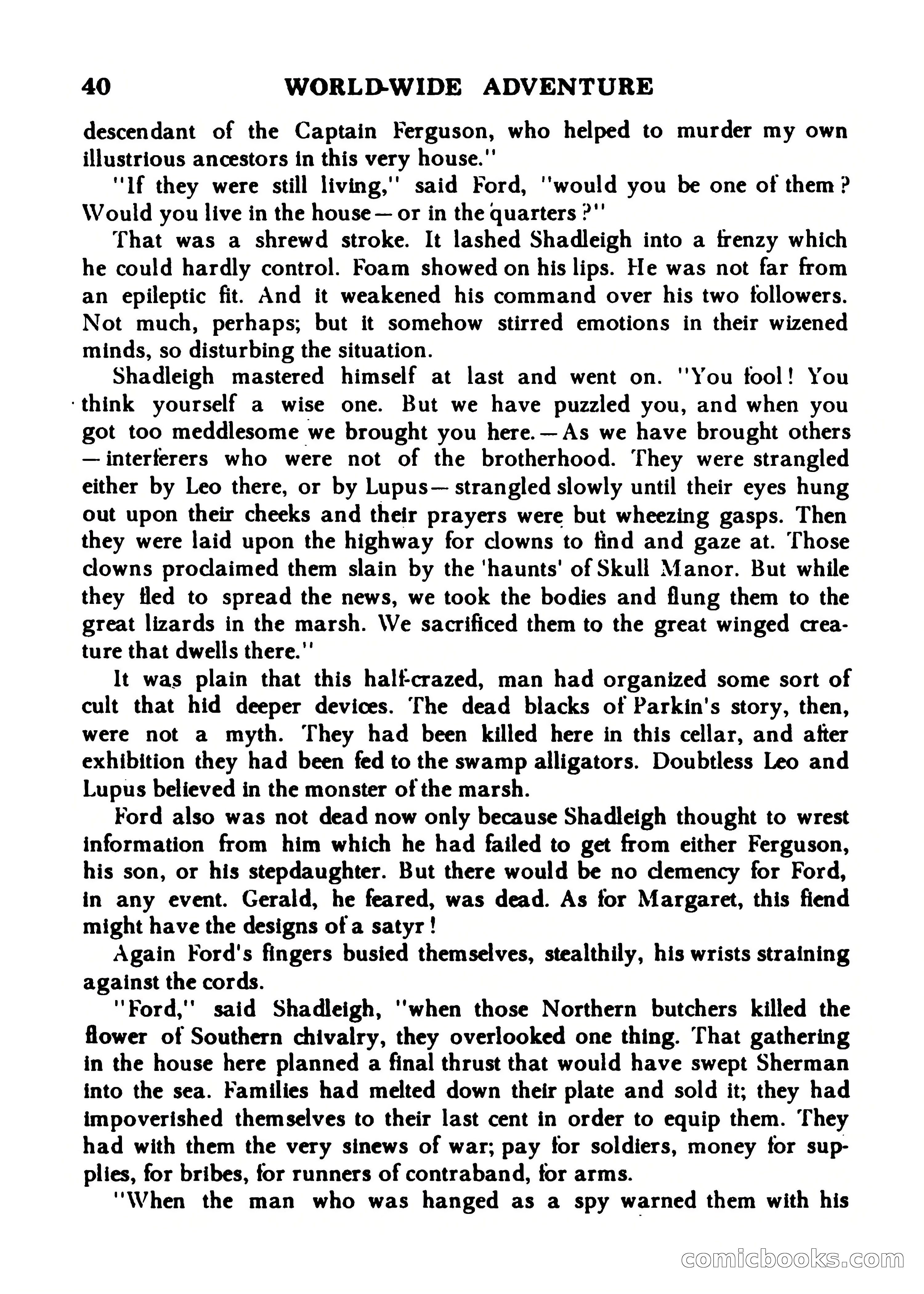 World Wide Adventure No. 7 — page 40 of 132
