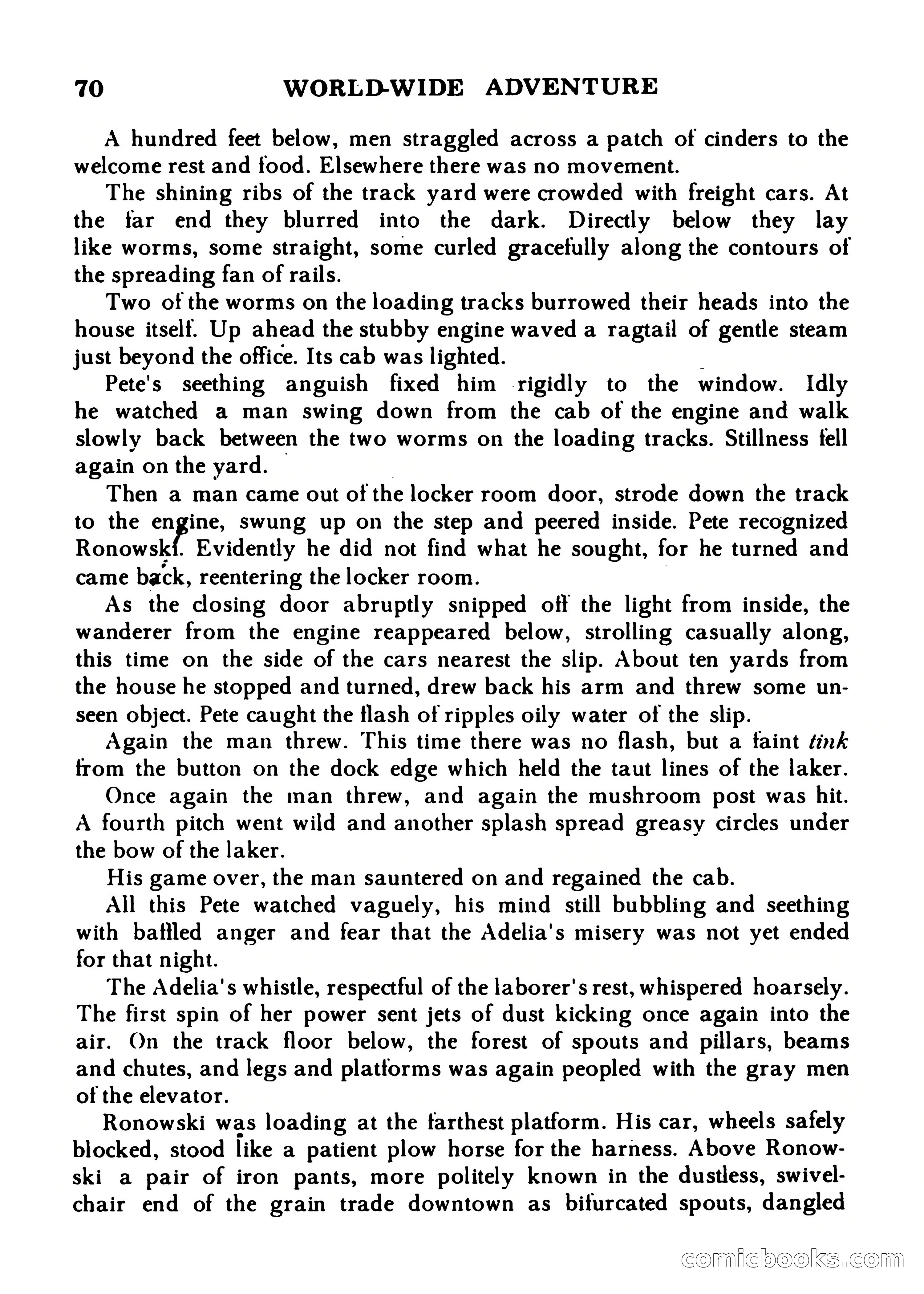 World Wide Adventure No. 7 — page 70 of 132