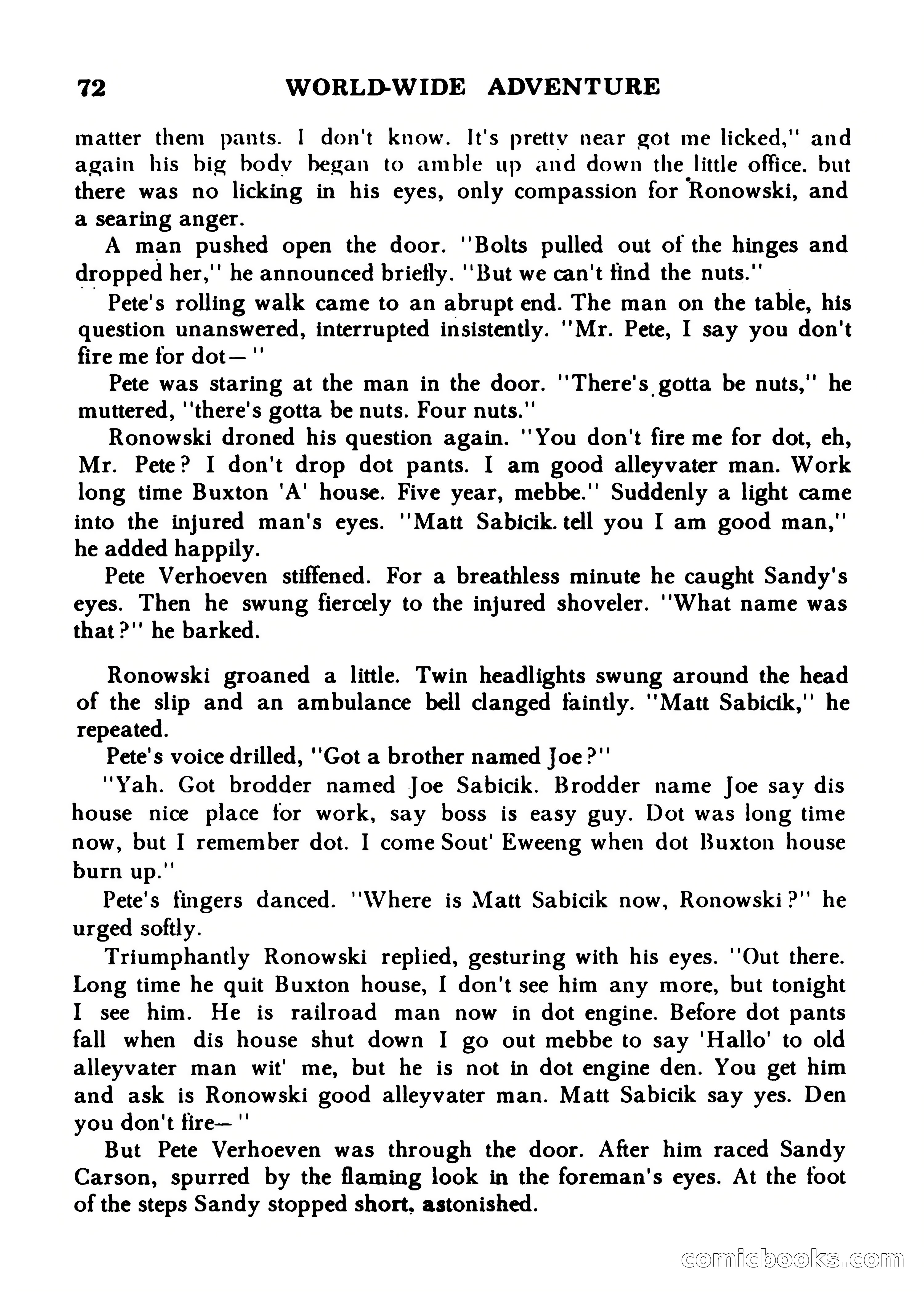 World Wide Adventure No. 7 — page 72 of 132