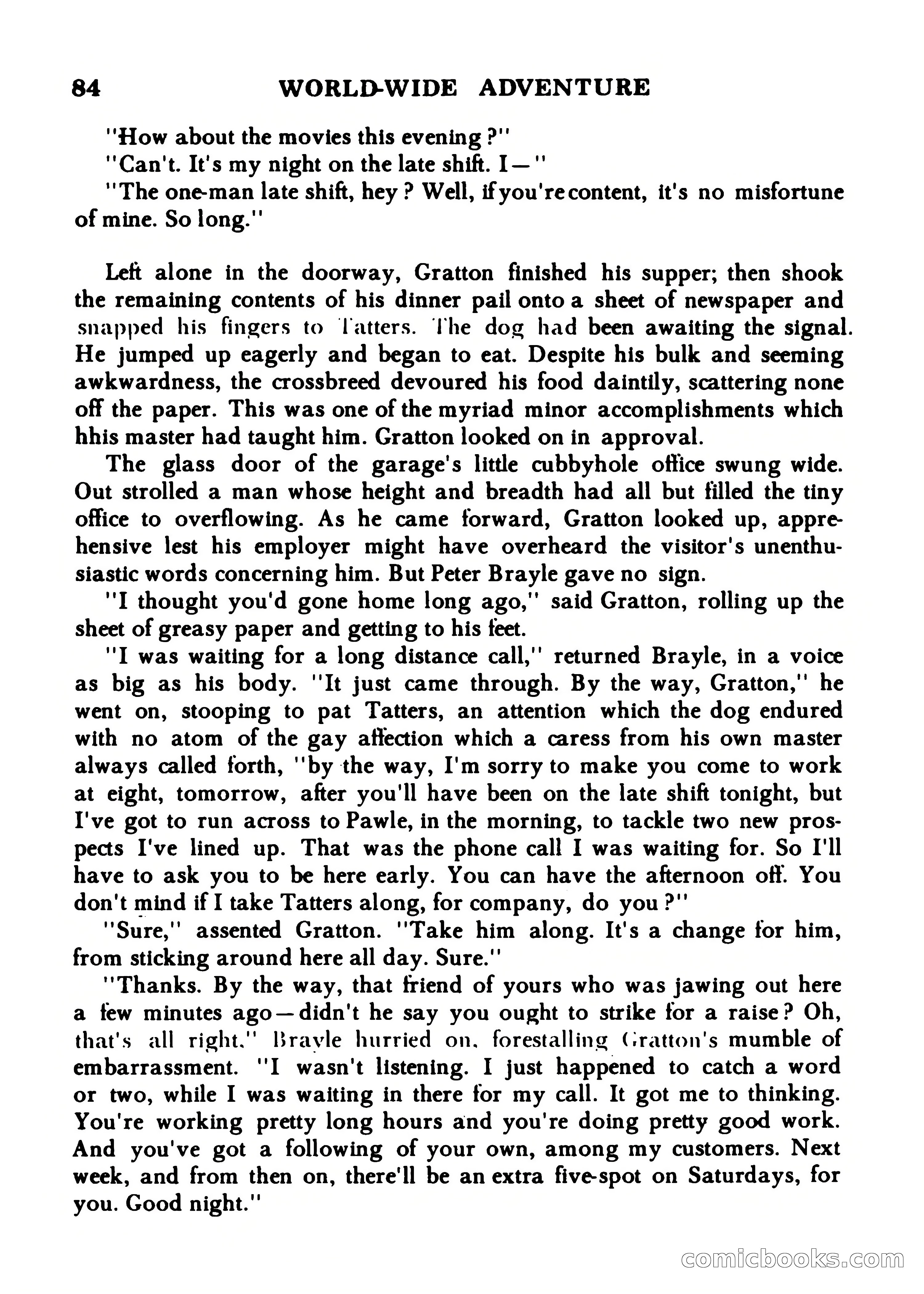 World Wide Adventure No. 7 — page 84 of 132