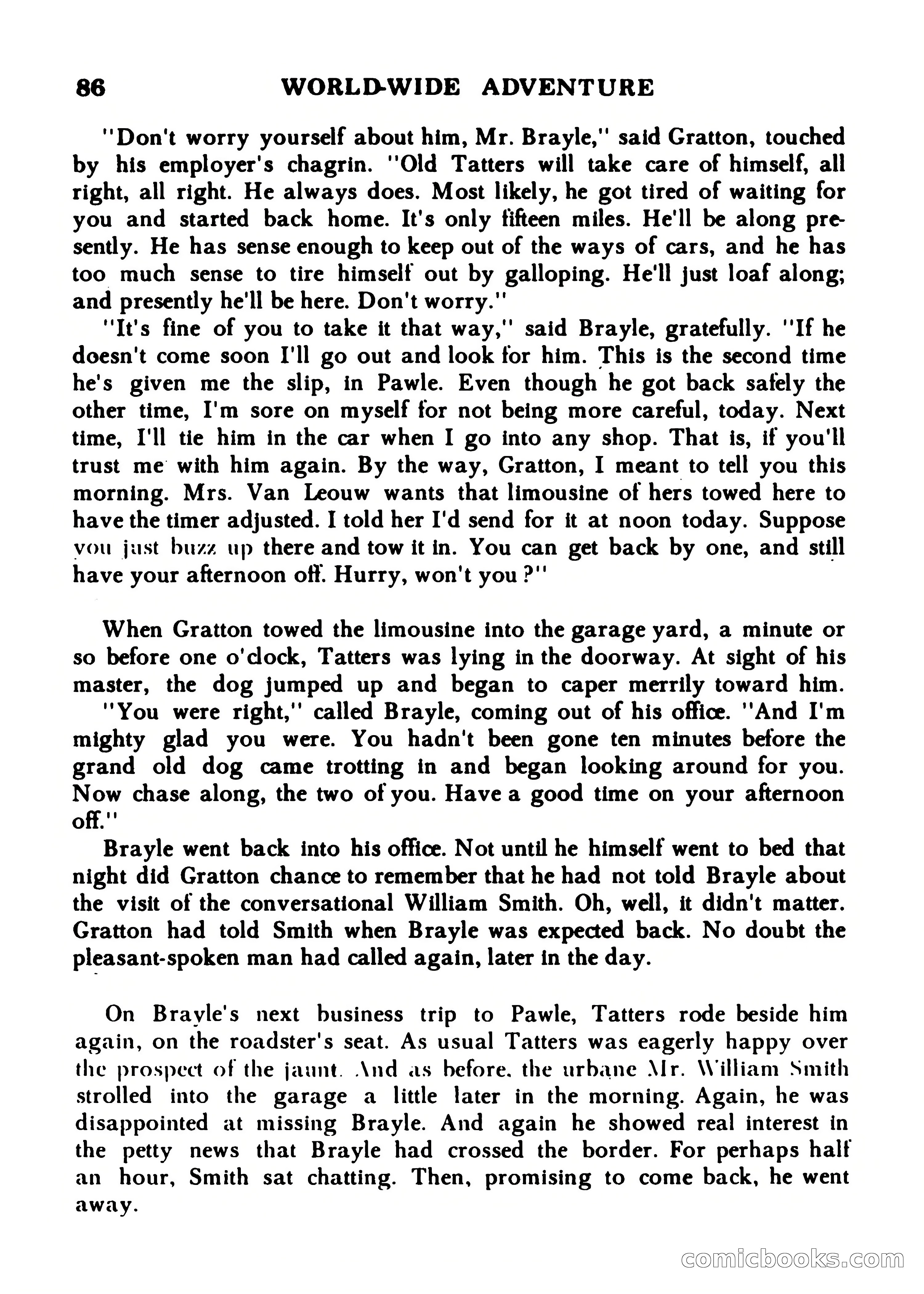 World Wide Adventure No. 7 — page 86 of 132