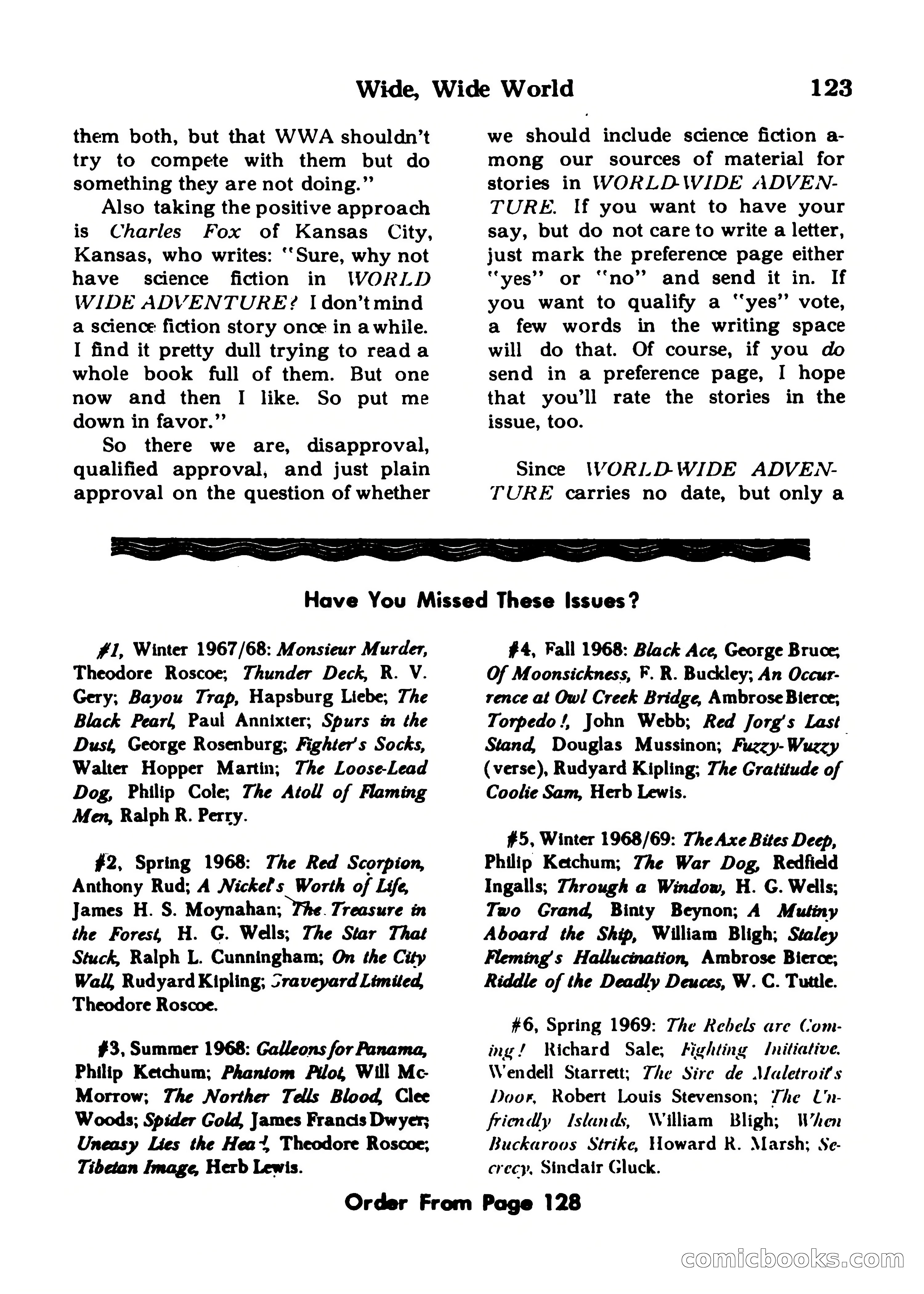 World Wide Adventure No. 7 — page 123 of 132