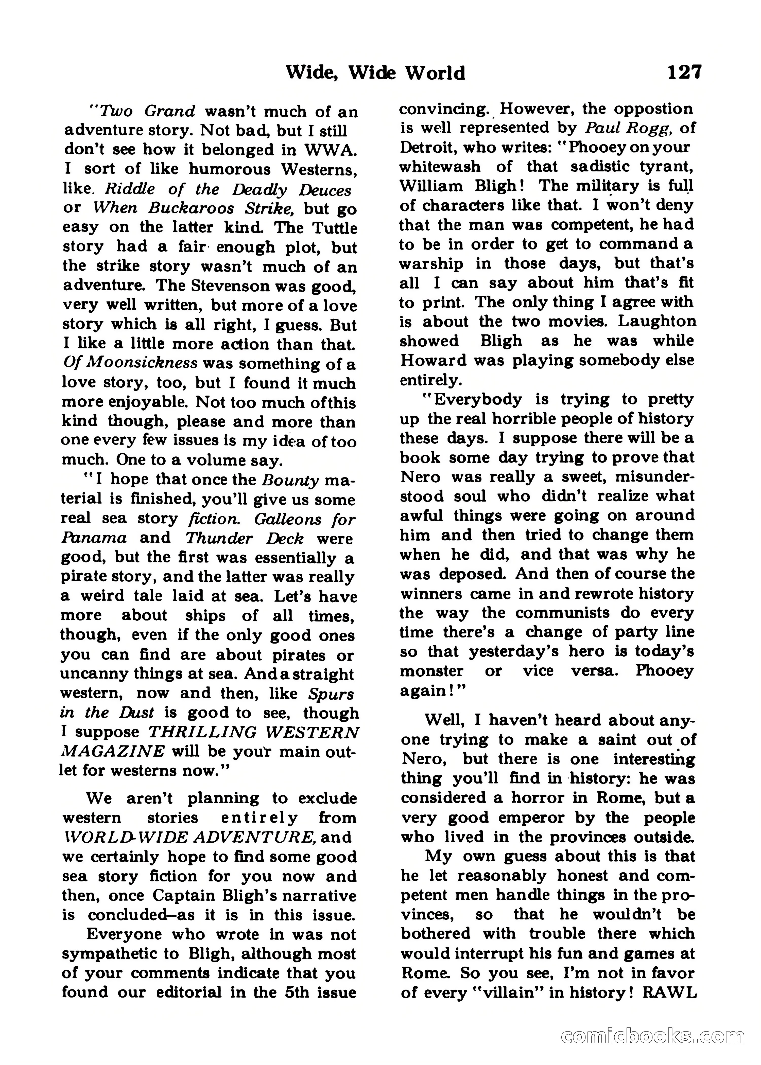 World Wide Adventure No. 7 — page 127 of 132