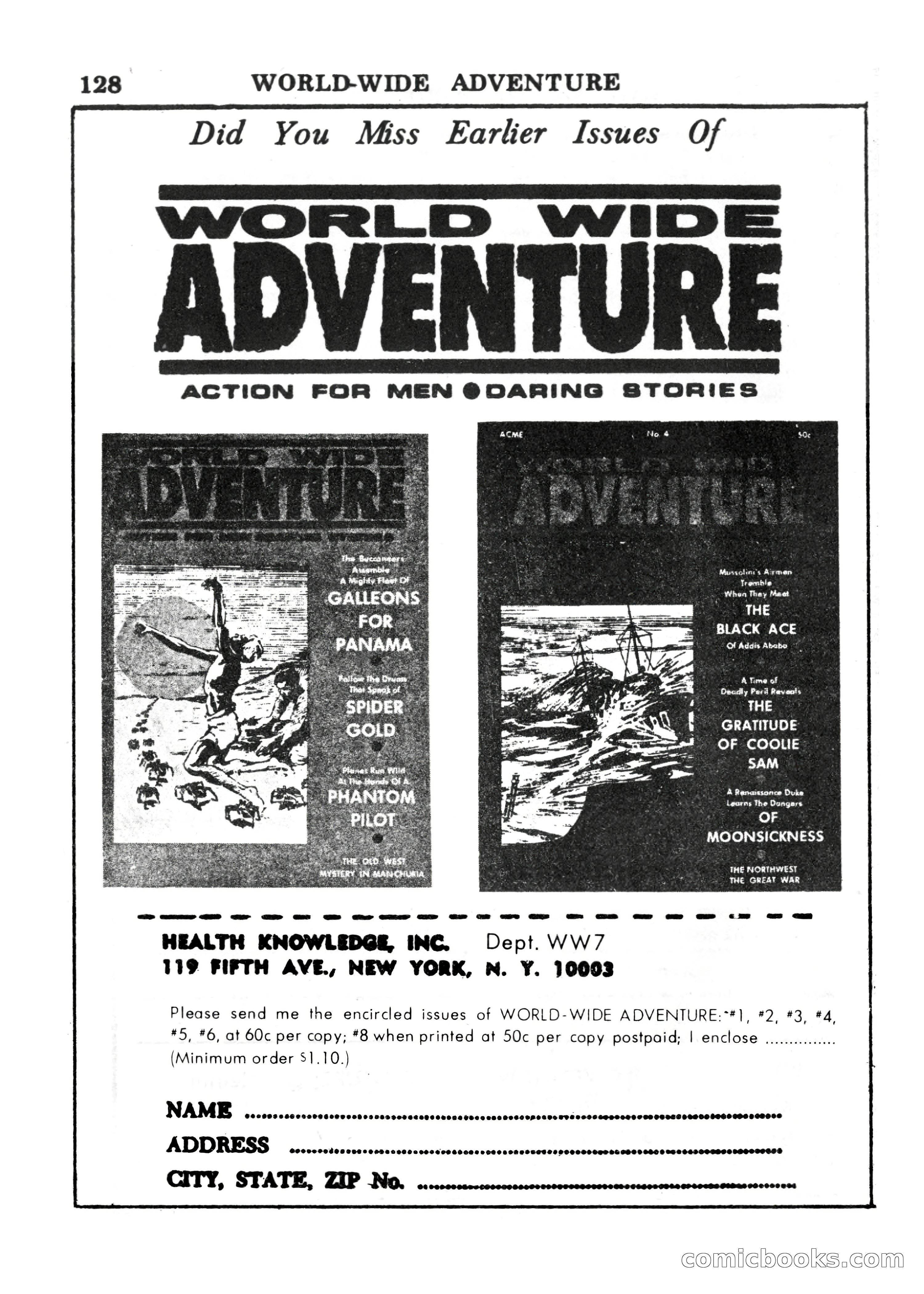 World Wide Adventure No. 7 — page 128 of 132