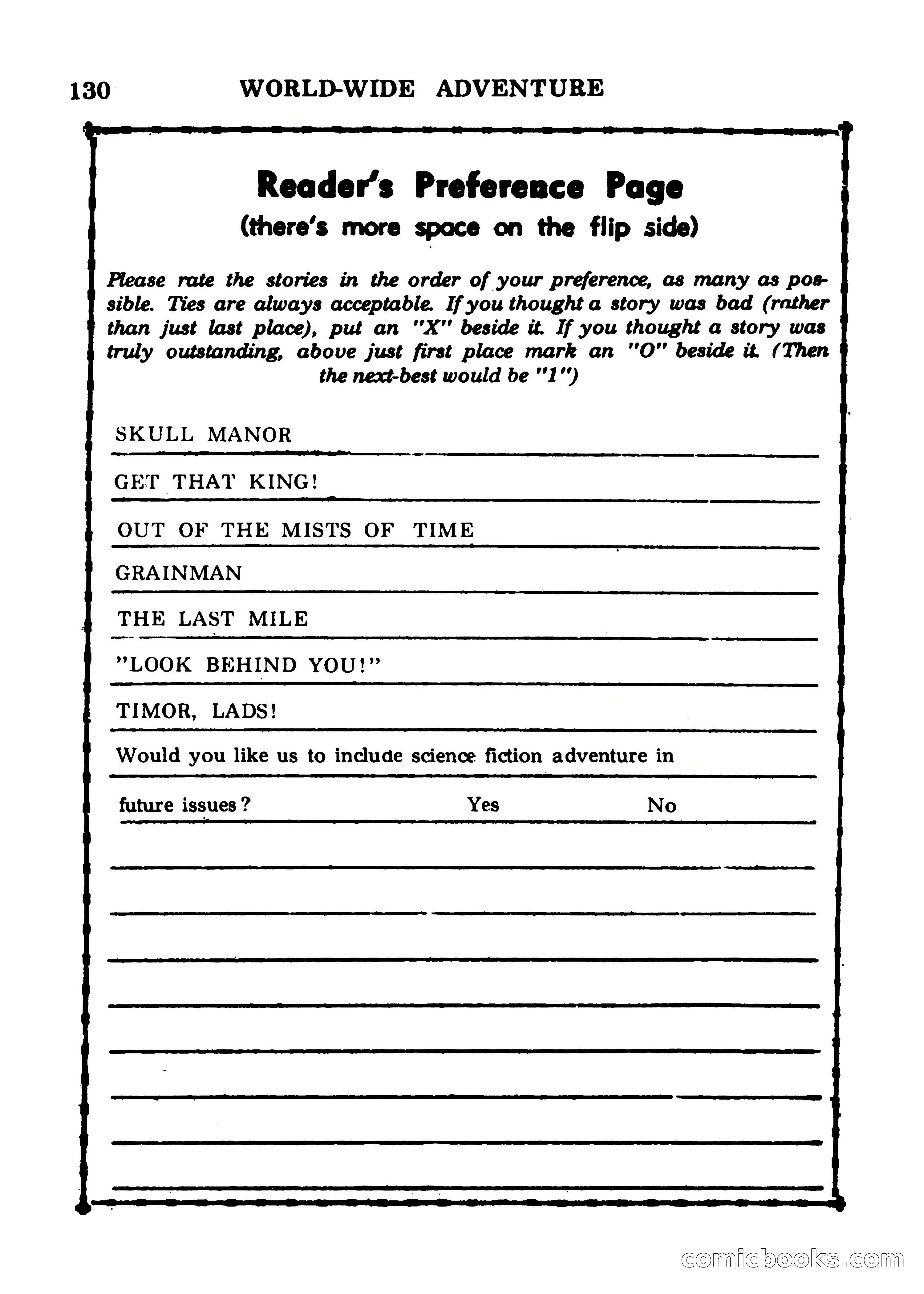World Wide Adventure No. 7 — page 130 of 132