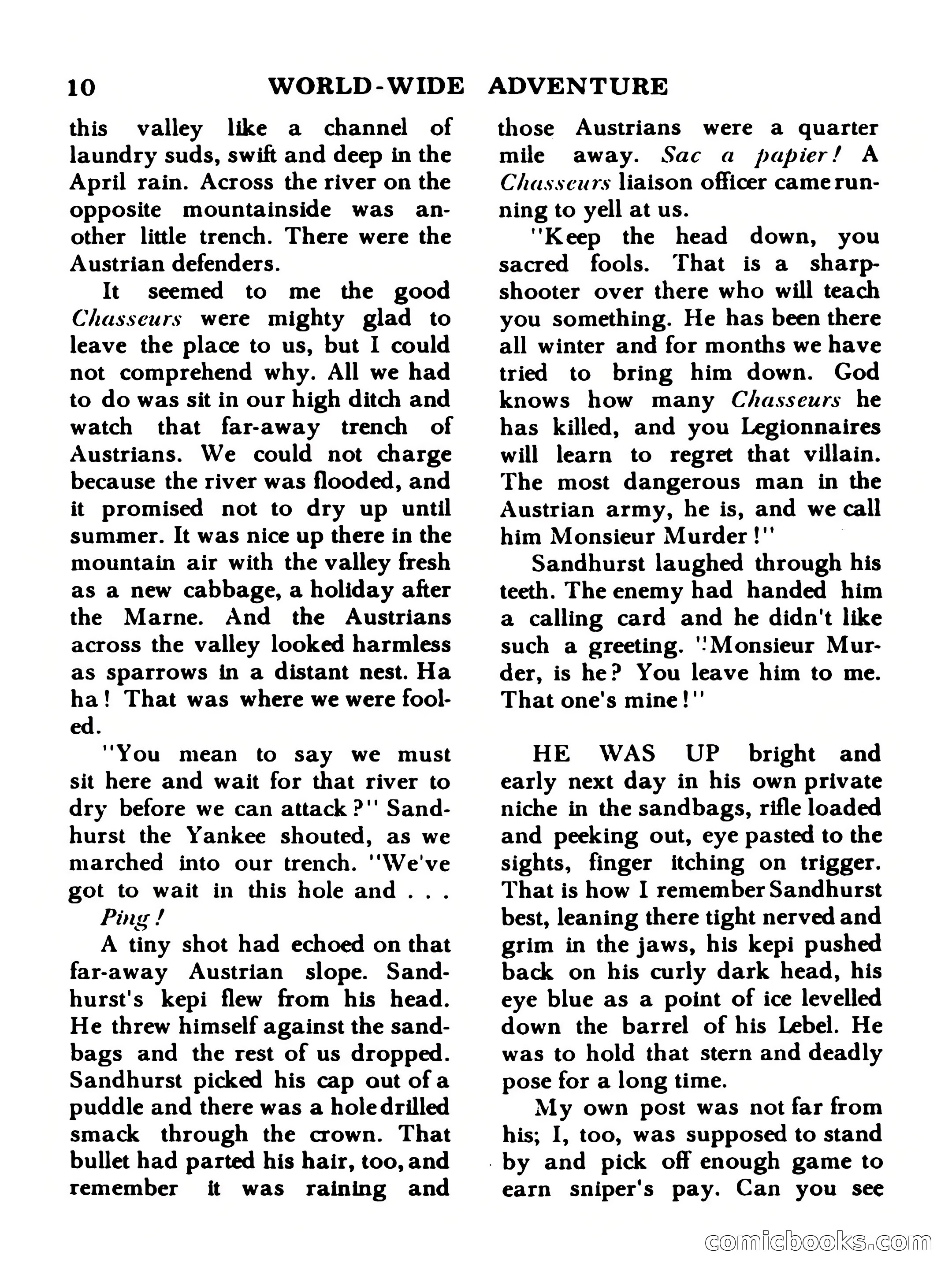 World Wide Adventure No. 1 — page 10 of 132