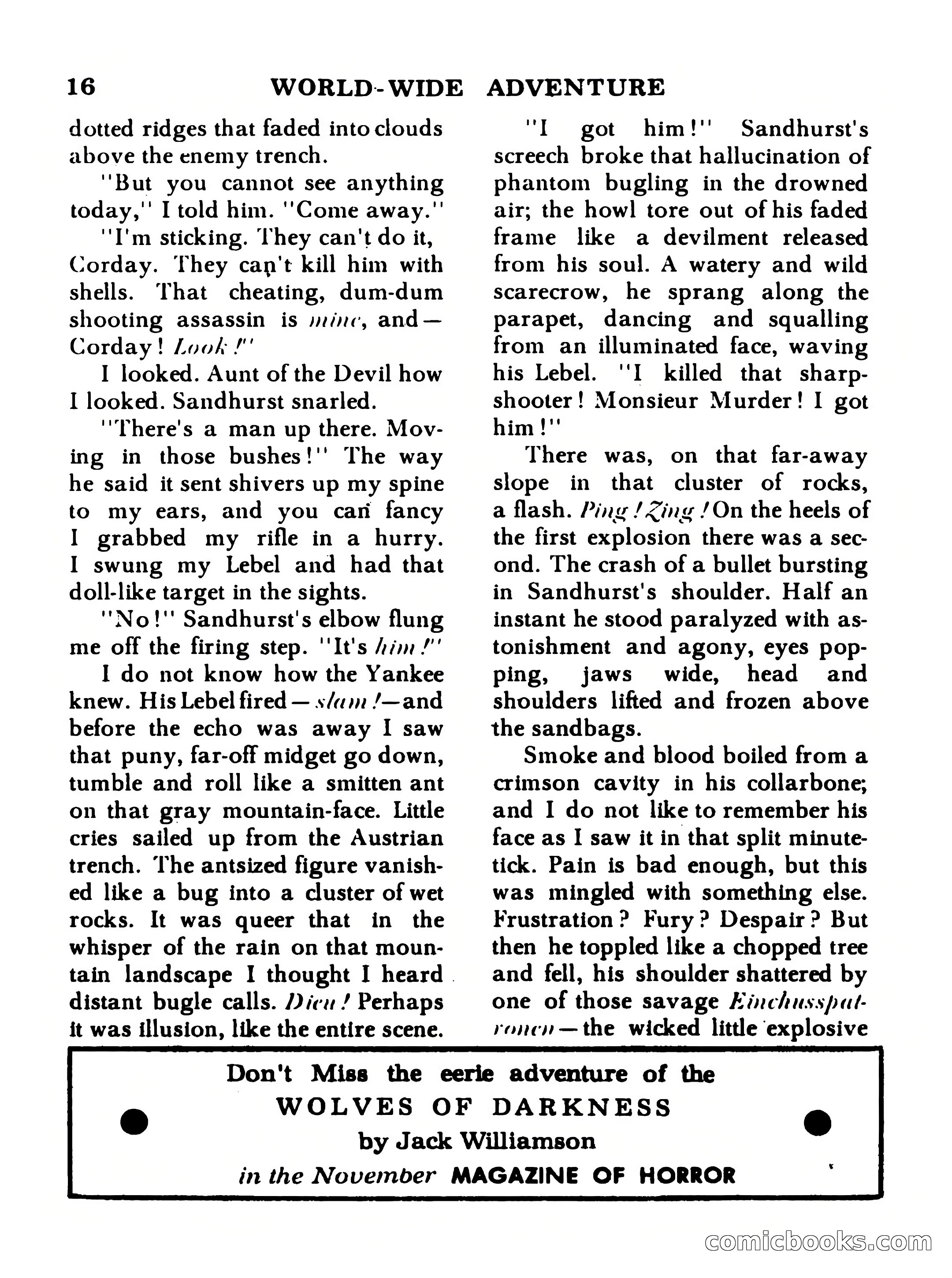 World Wide Adventure No. 1 — page 16 of 132