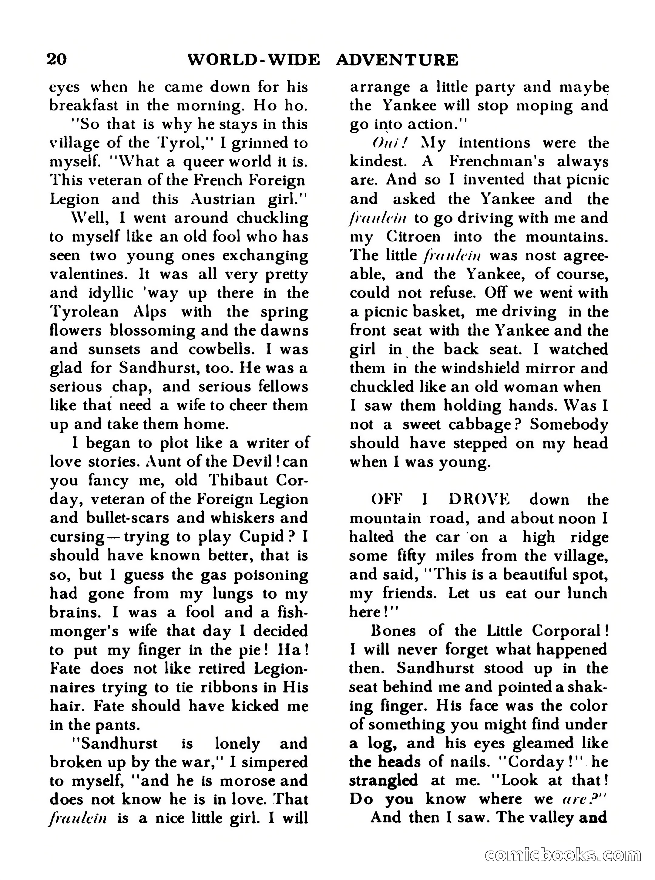 World Wide Adventure No. 1 — page 20 of 132