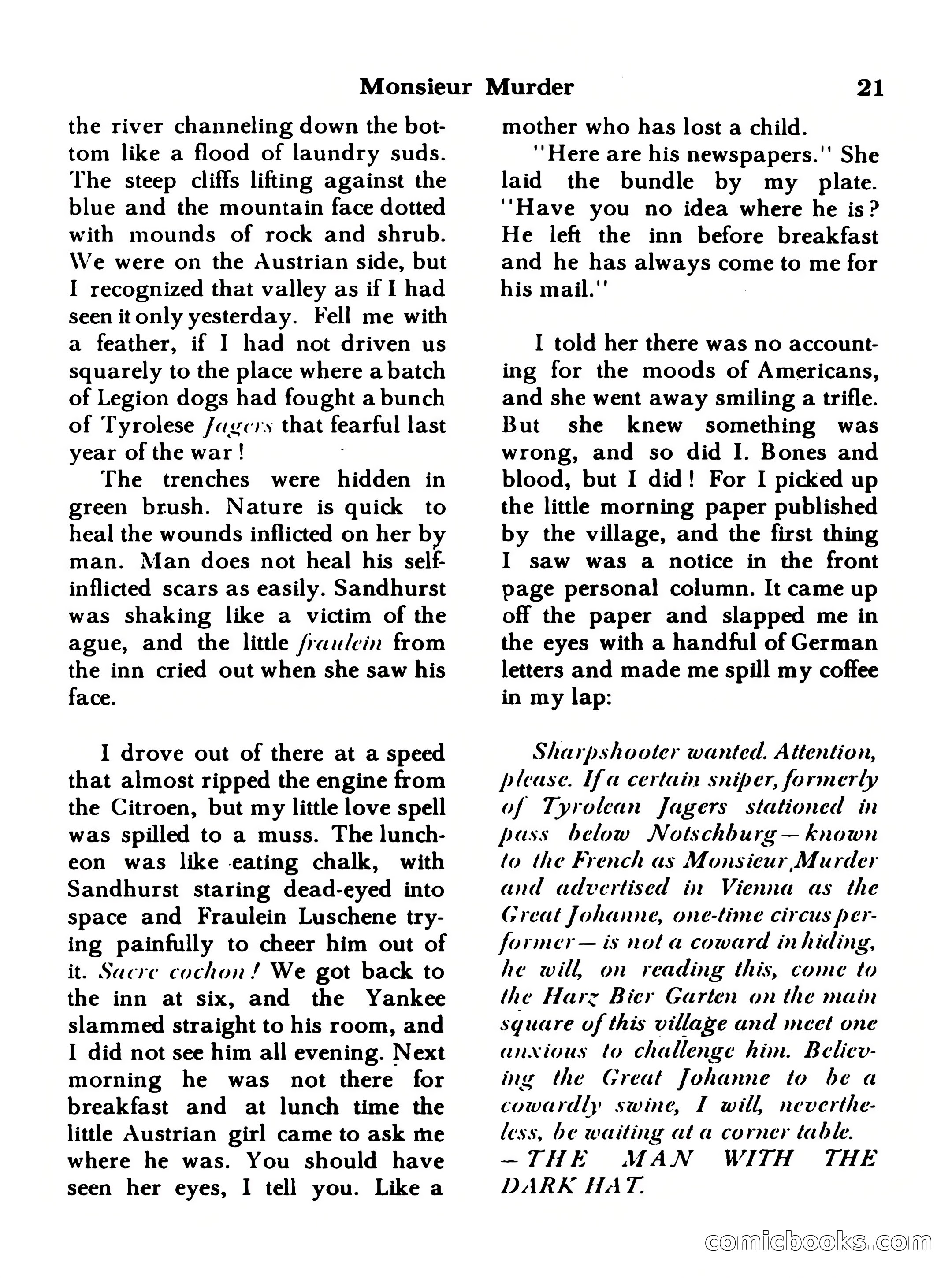 World Wide Adventure No. 1 — page 21 of 132
