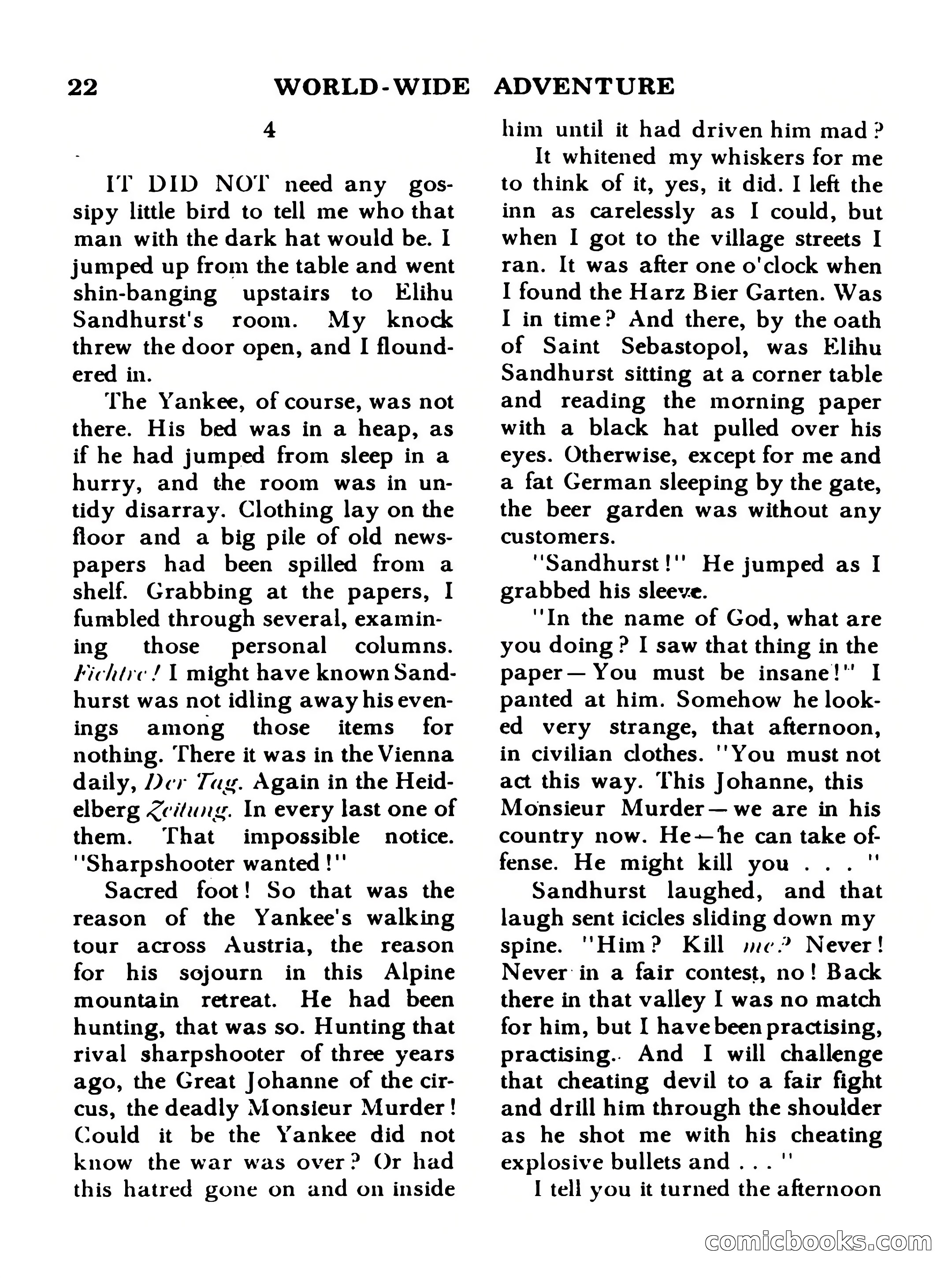 World Wide Adventure No. 1 — page 22 of 132