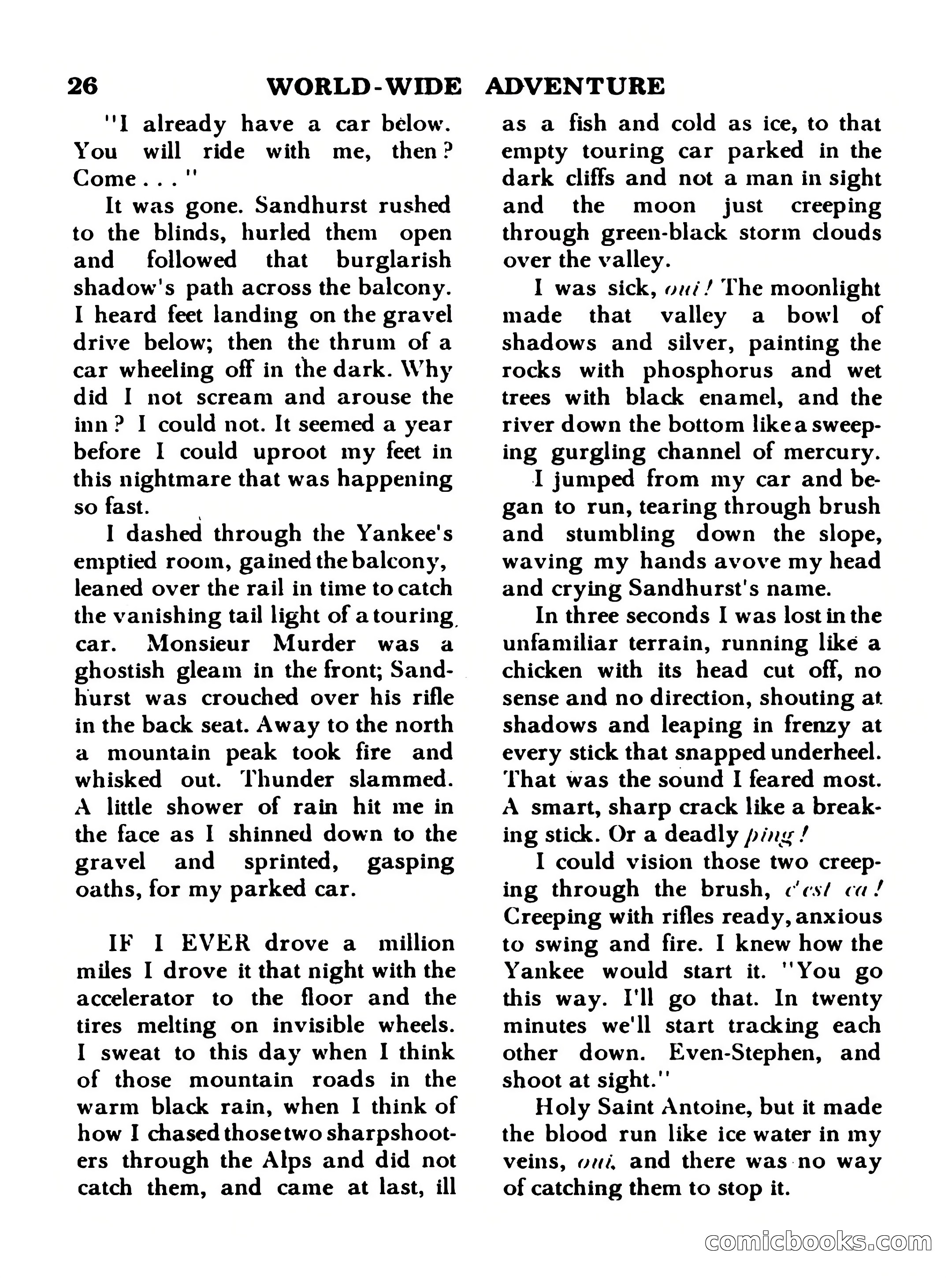 World Wide Adventure No. 1 — page 26 of 132