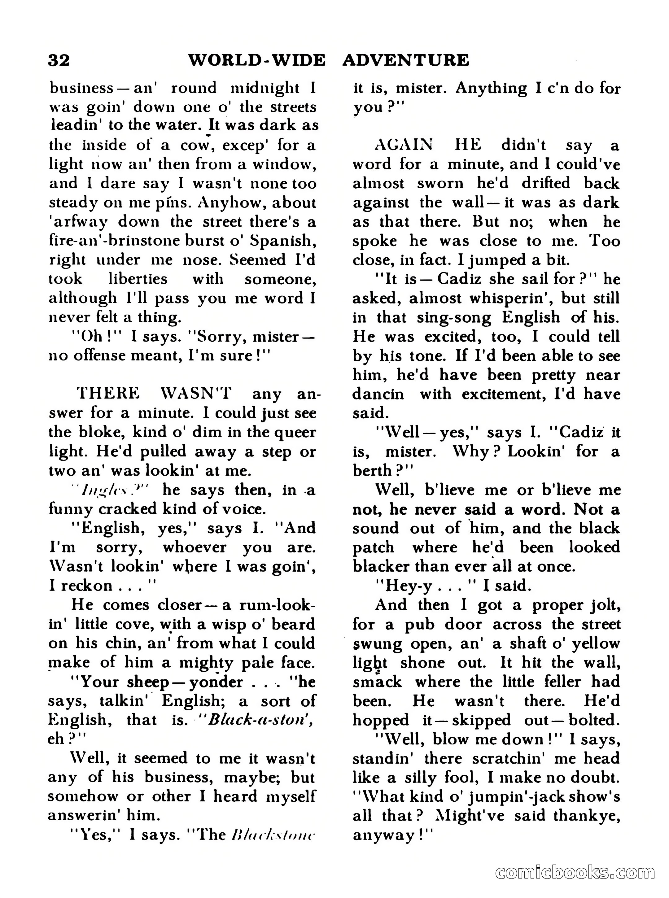 World Wide Adventure No. 1 — page 32 of 132