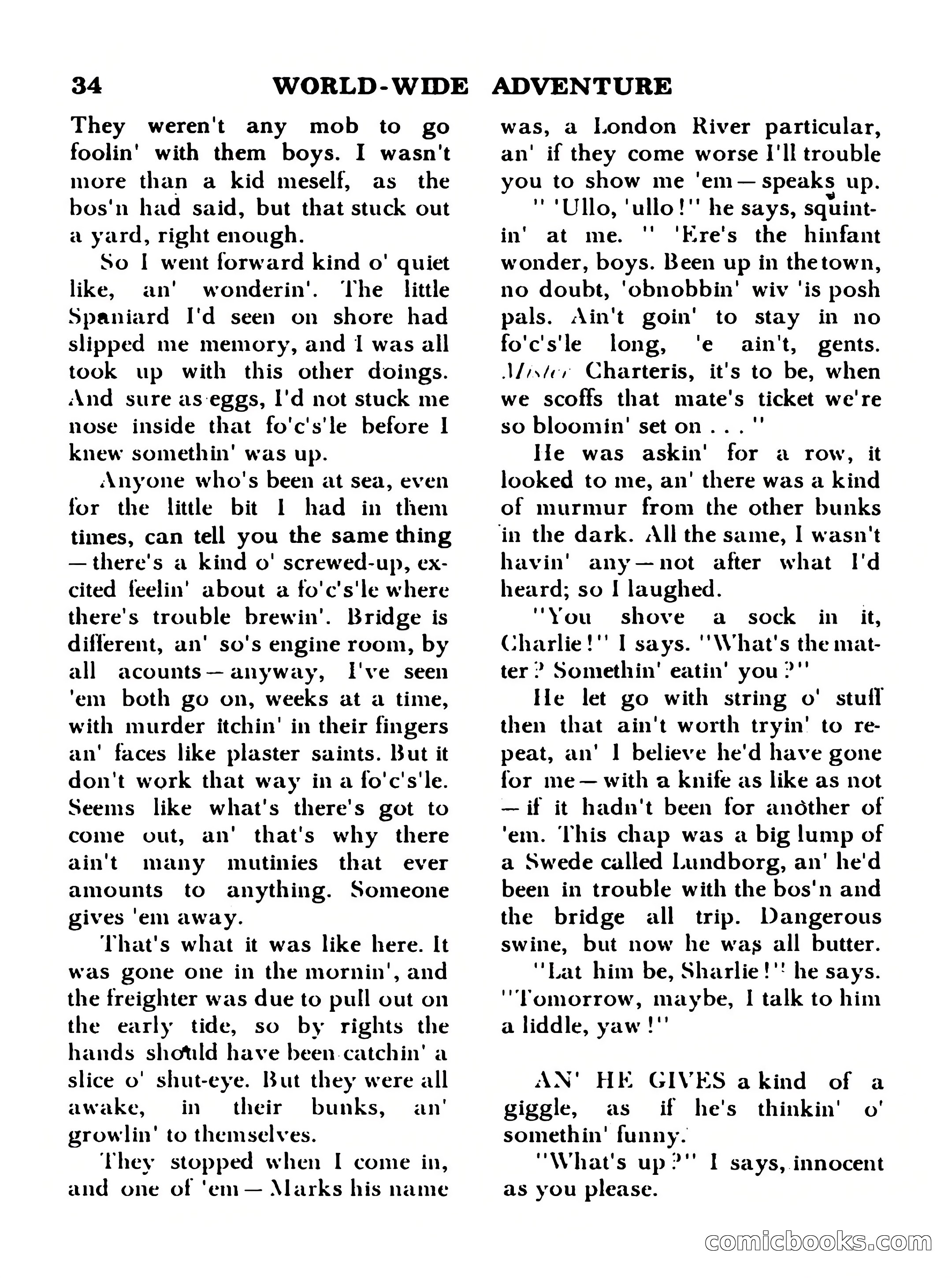 World Wide Adventure No. 1 — page 34 of 132