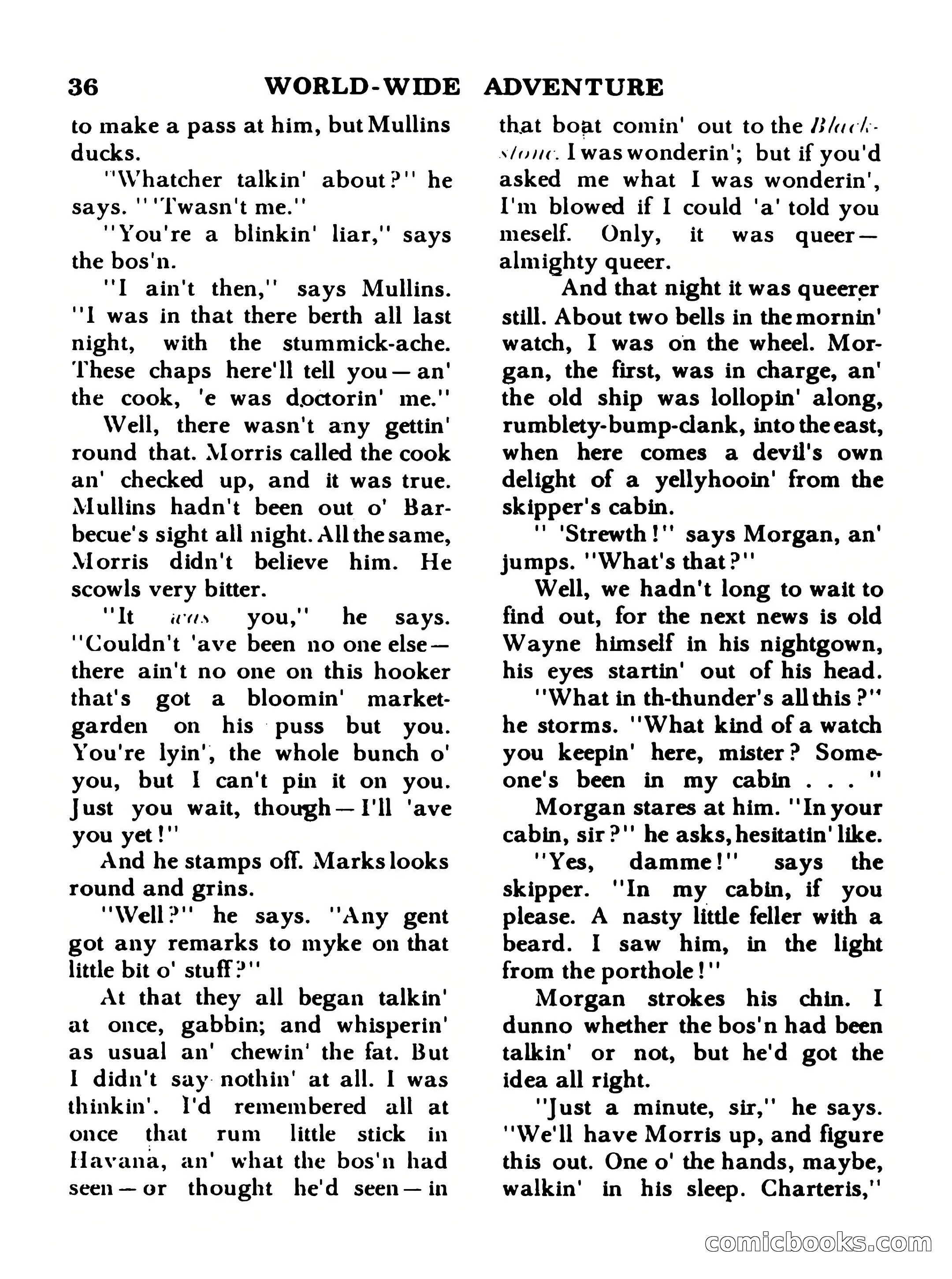 World Wide Adventure No. 1 — page 36 of 132