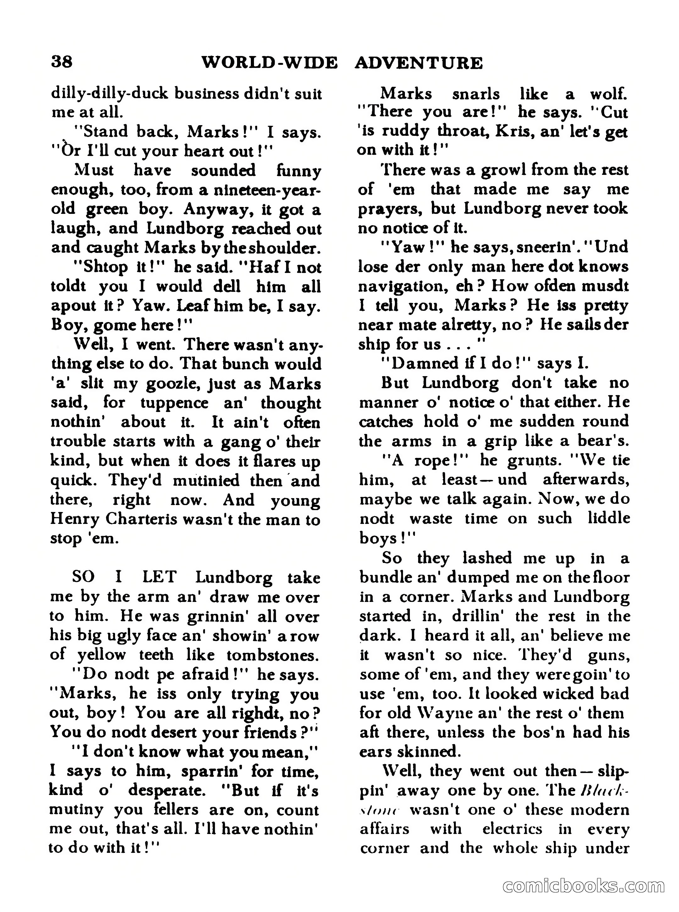 World Wide Adventure No. 1 — page 38 of 132
