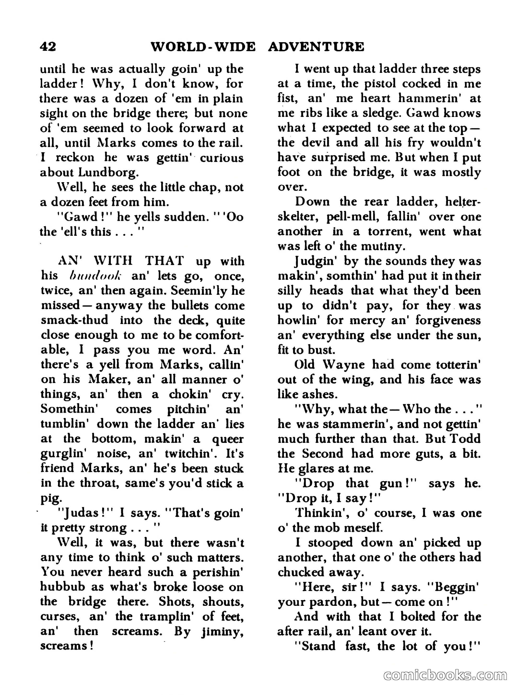 World Wide Adventure No. 1 — page 42 of 132