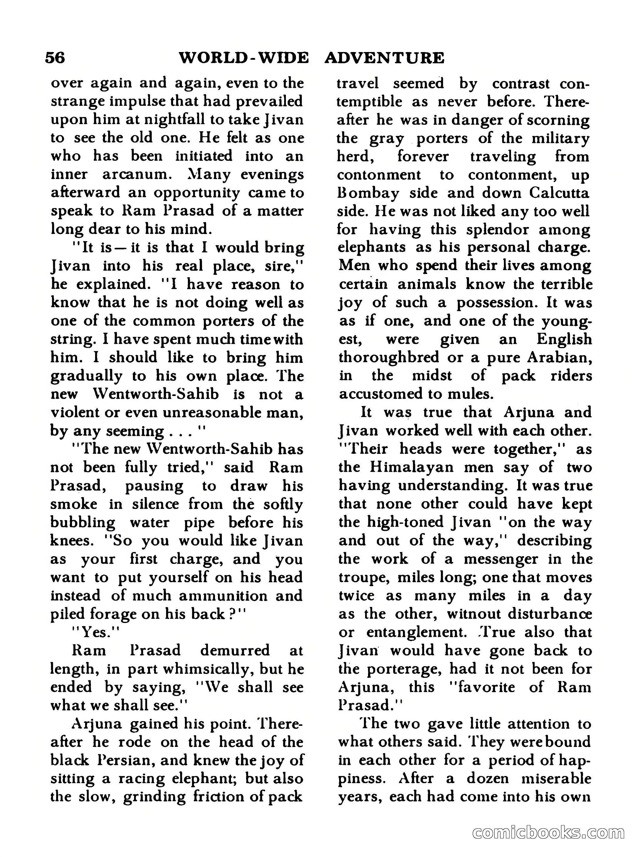World Wide Adventure No. 1 — page 56 of 132