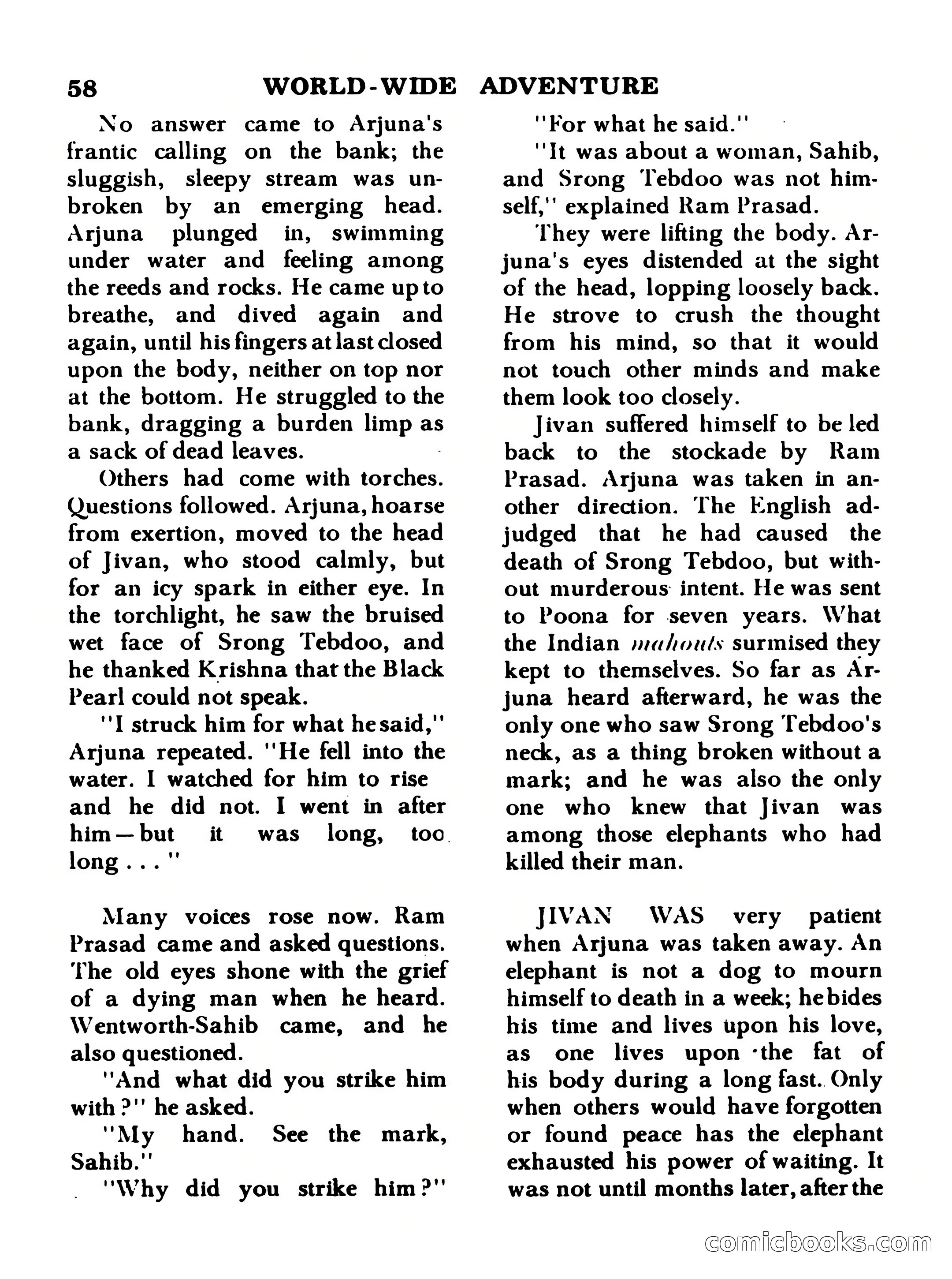 World Wide Adventure No. 1 — page 58 of 132