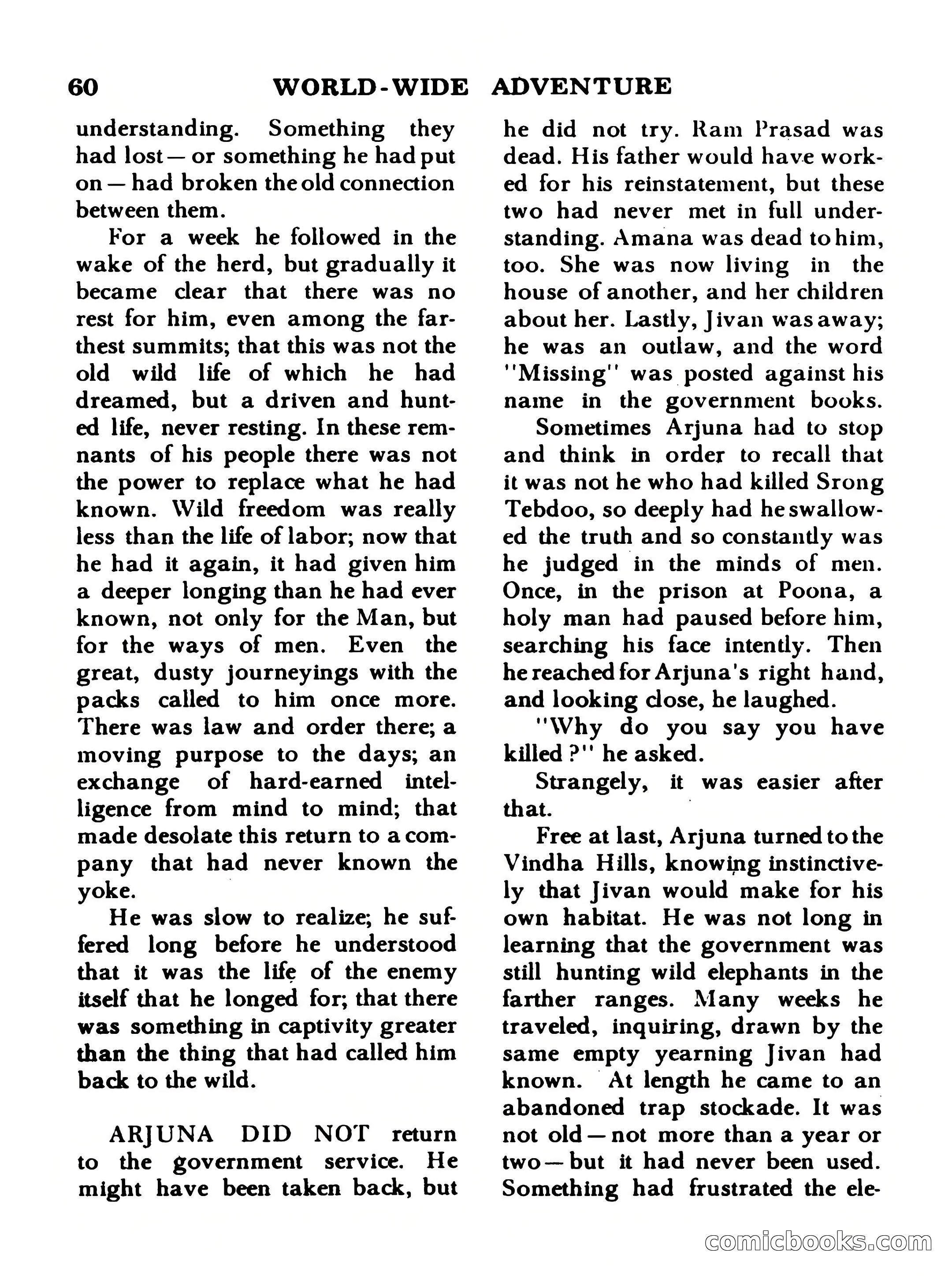 World Wide Adventure No. 1 — page 60 of 132