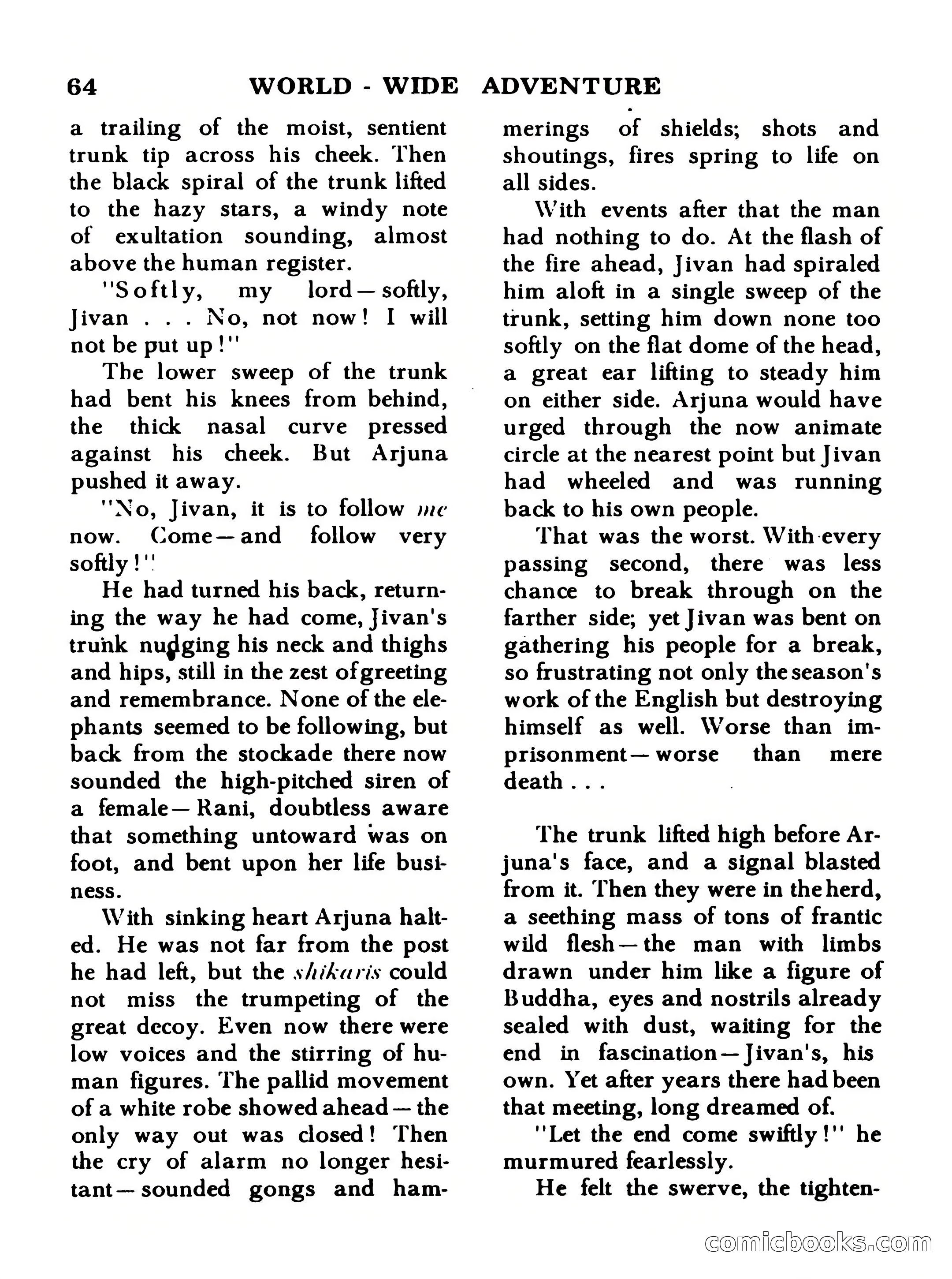 World Wide Adventure No. 1 — page 64 of 132