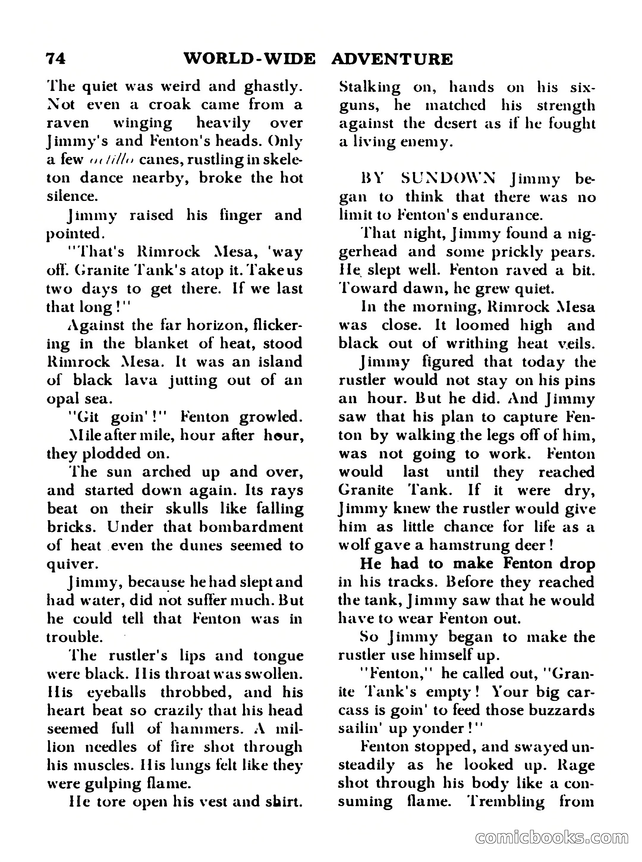 World Wide Adventure No. 1 — page 74 of 132