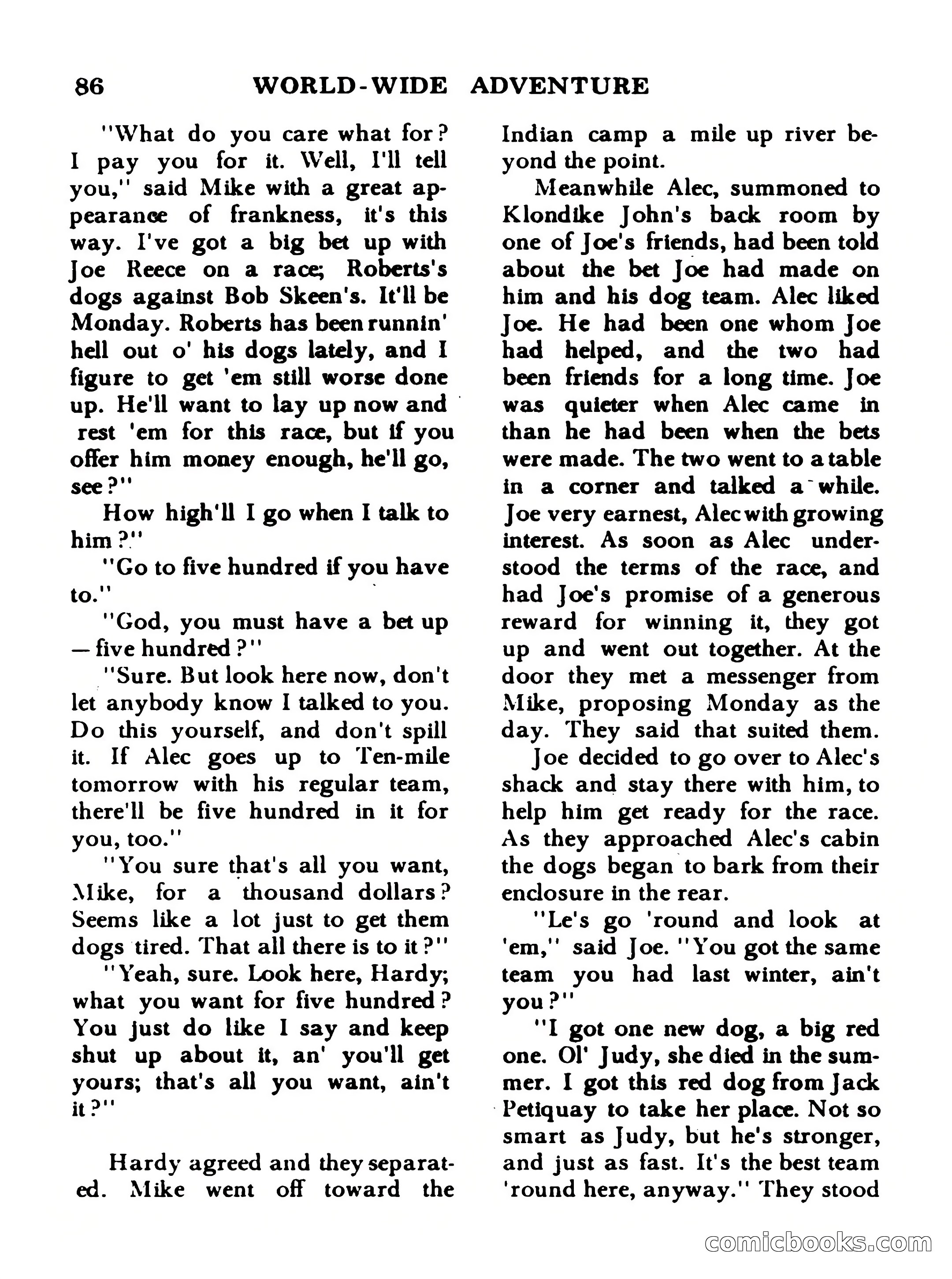 World Wide Adventure No. 1 — page 86 of 132