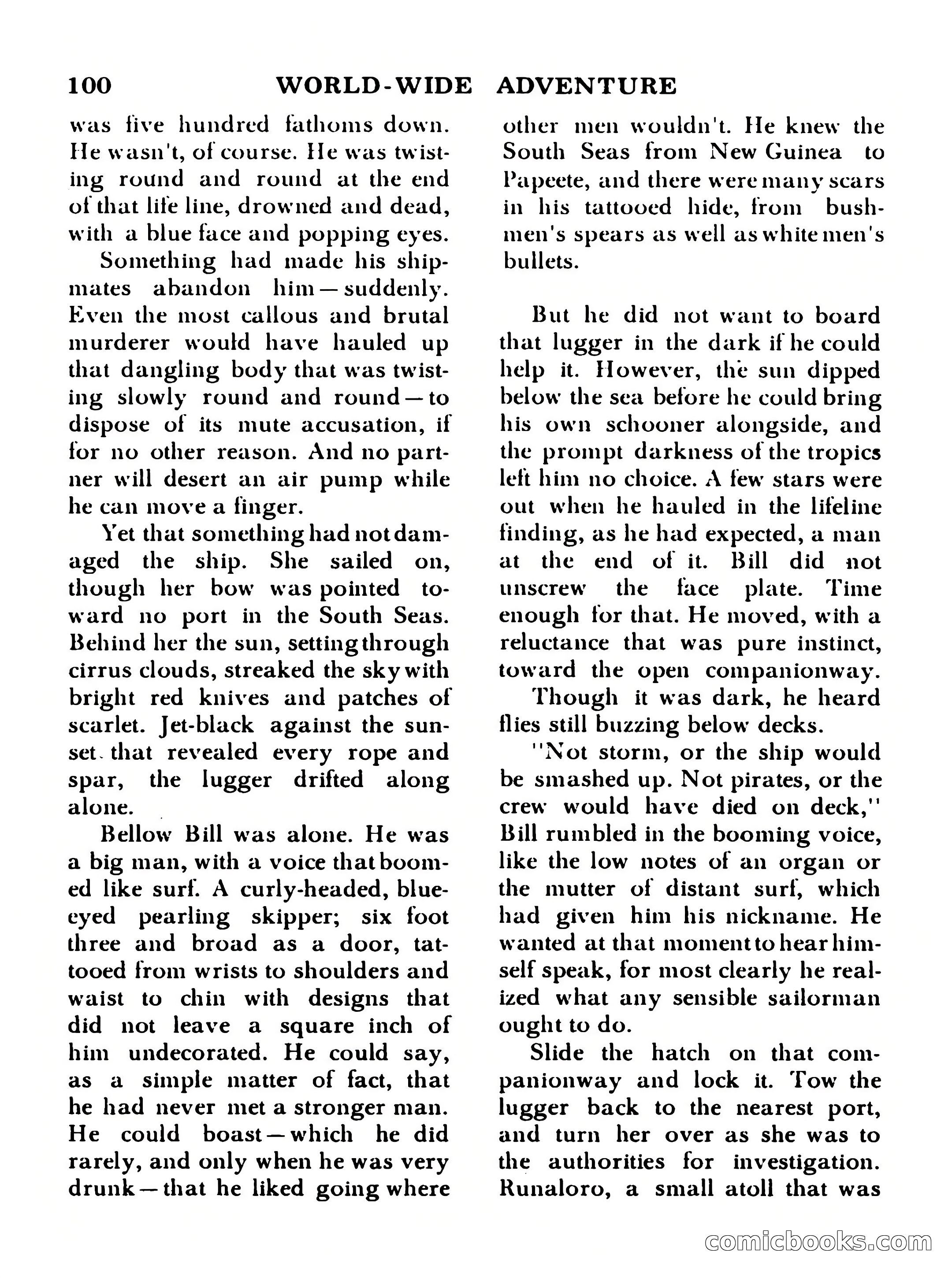 World Wide Adventure No. 1 — page 100 of 132