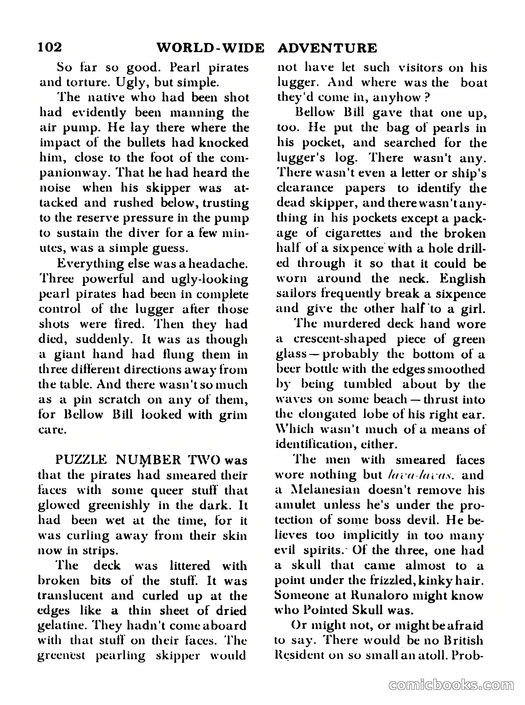 World Wide Adventure No. 1 — page 102 of 132