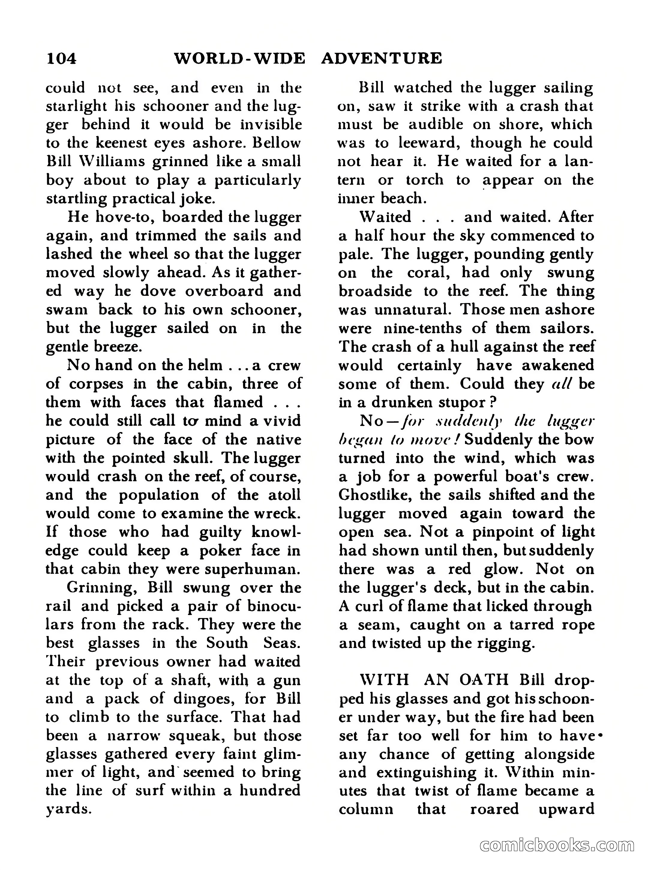 World Wide Adventure No. 1 — page 104 of 132