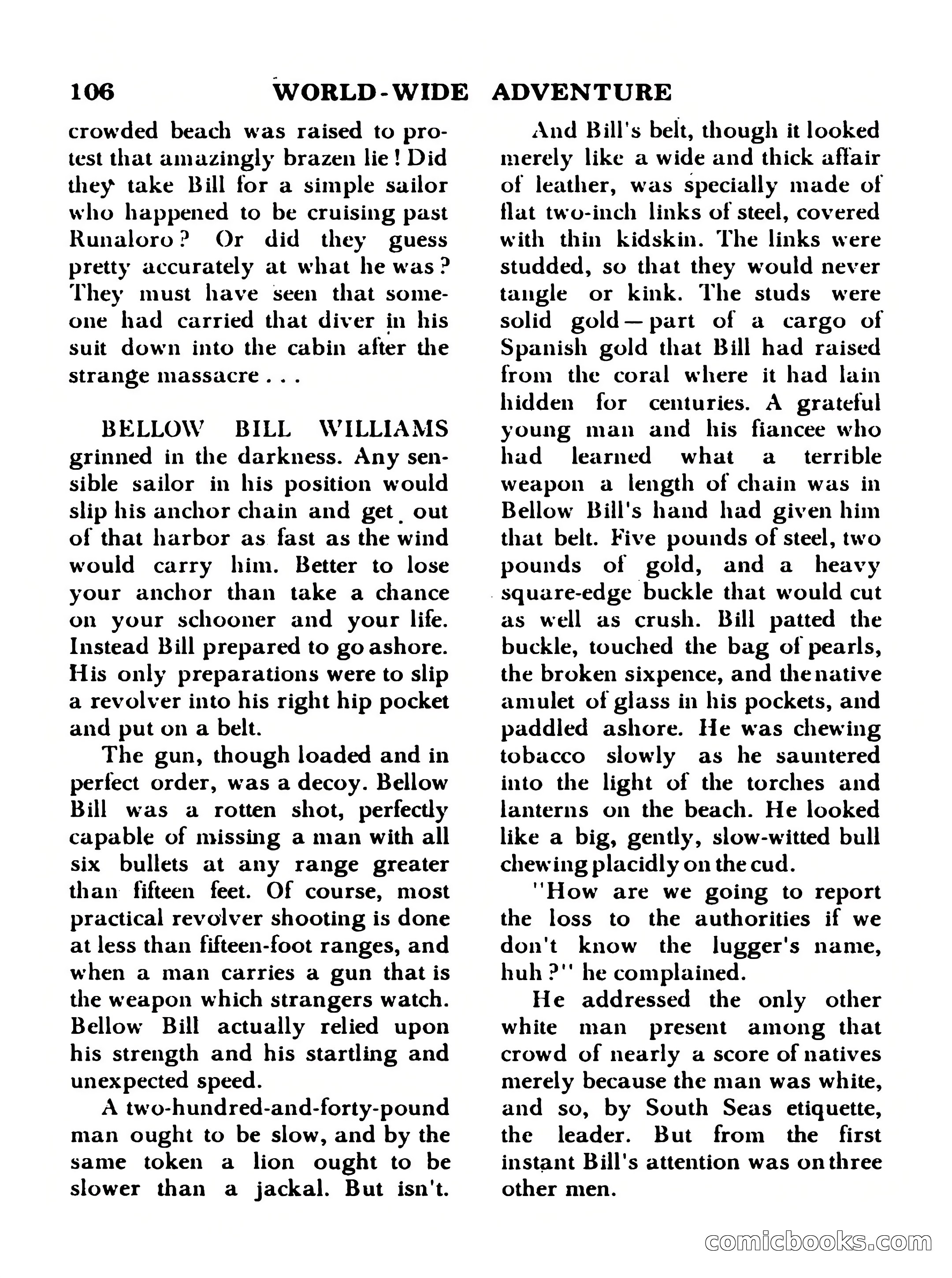 World Wide Adventure No. 1 — page 106 of 132