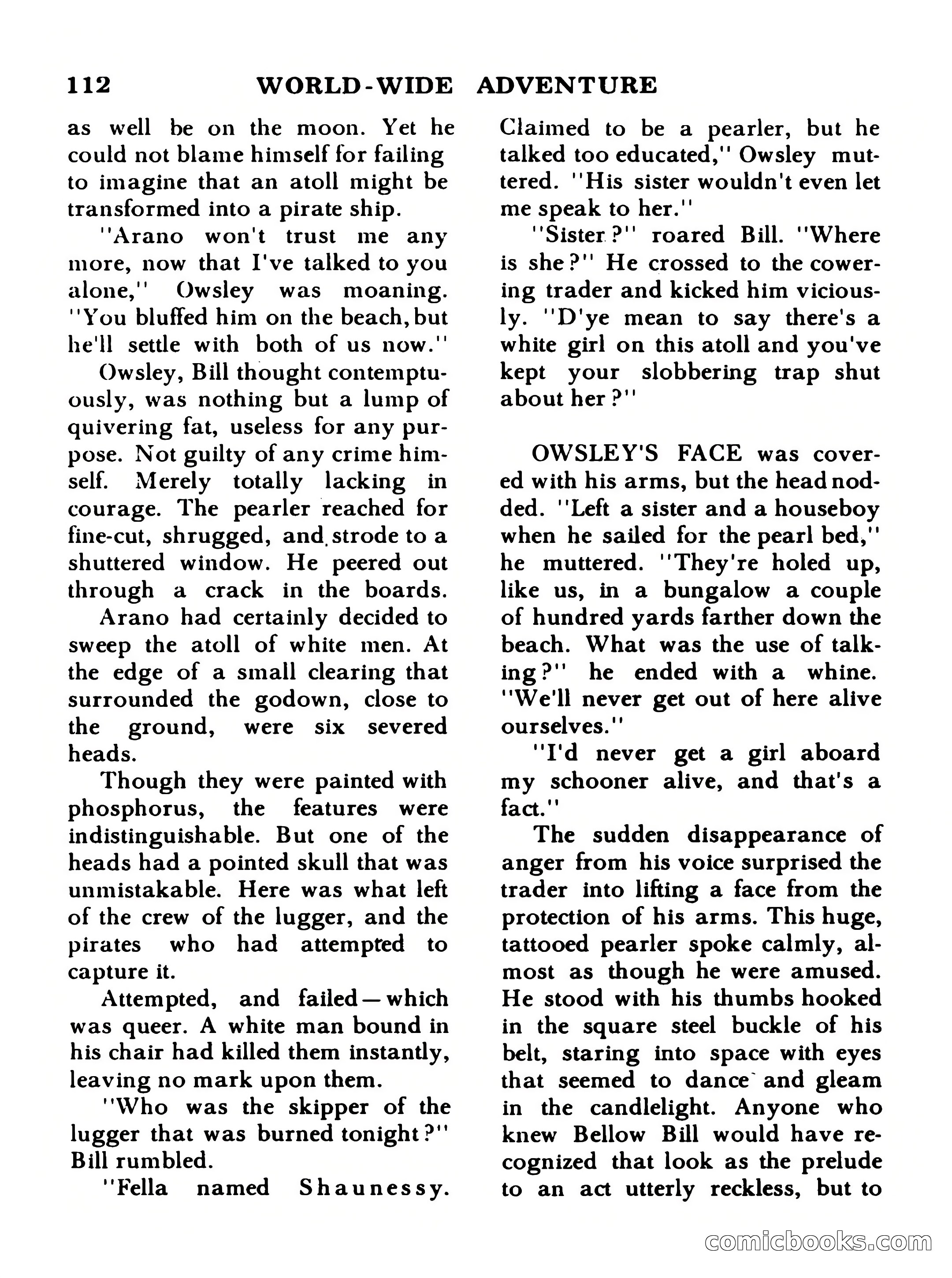 World Wide Adventure No. 1 — page 112 of 132