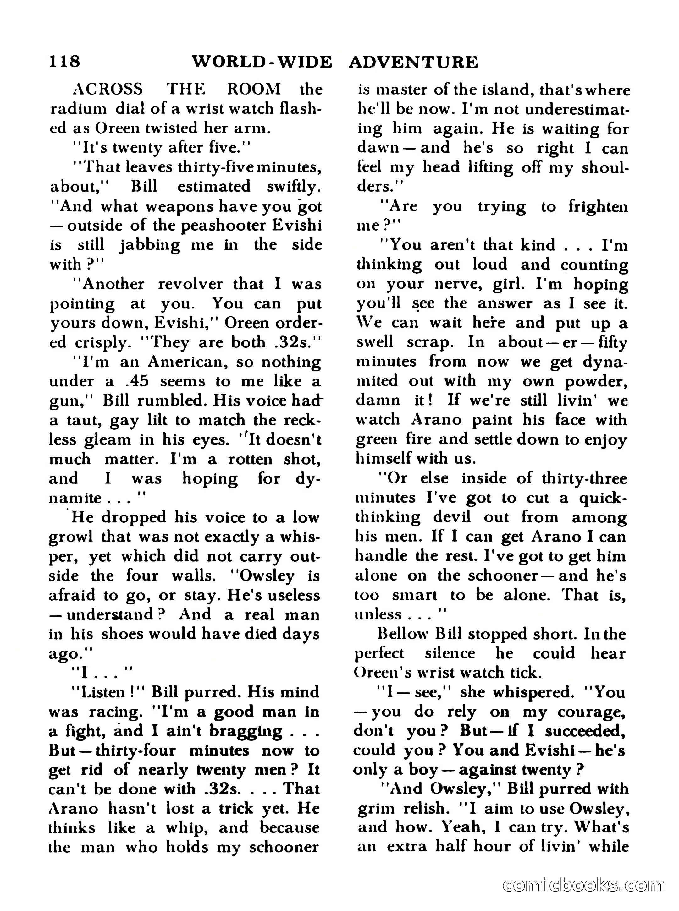 World Wide Adventure No. 1 — page 118 of 132