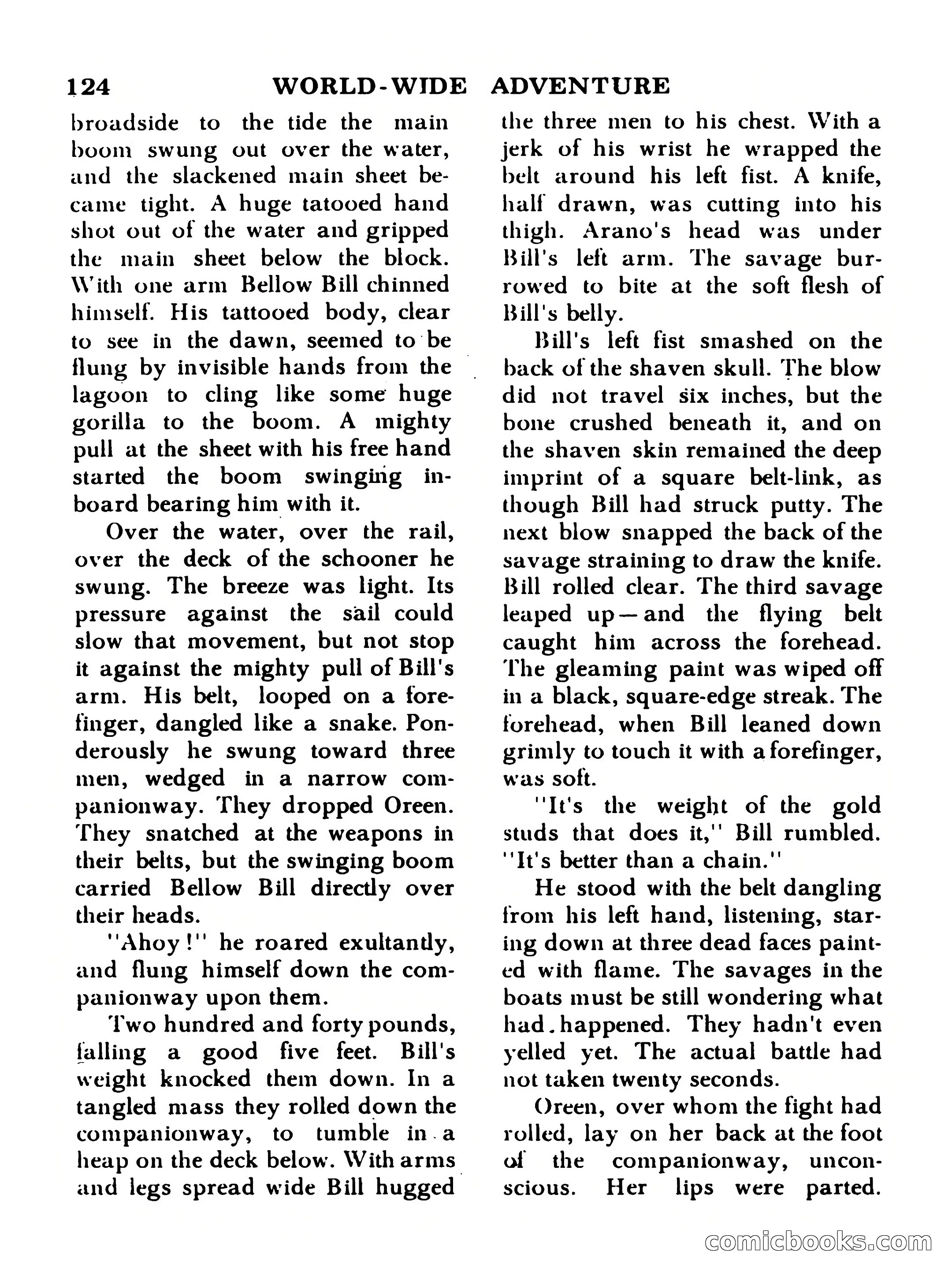 World Wide Adventure No. 1 — page 124 of 132