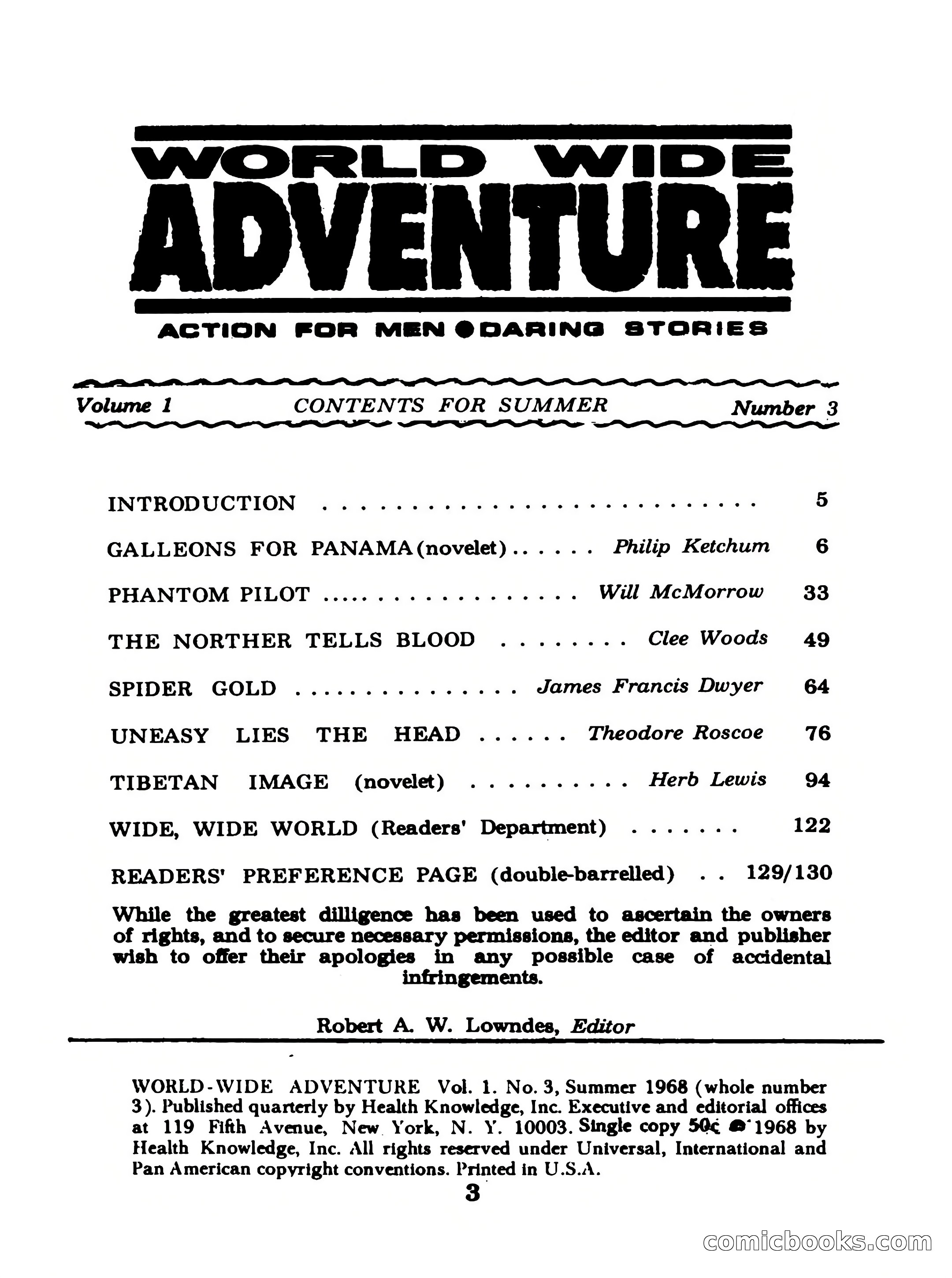 World Wide Adventure #3 — page 3 of 132