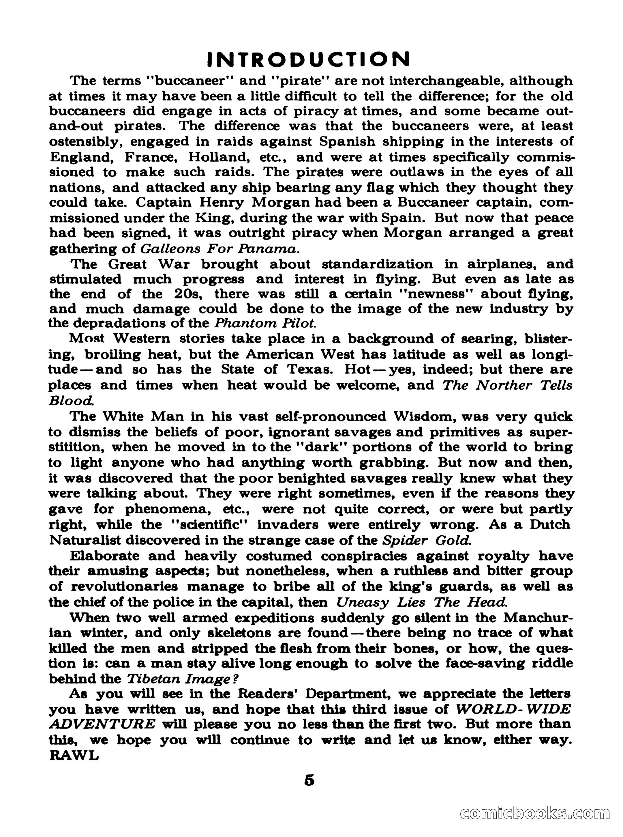 World Wide Adventure #3 — page 5 of 132